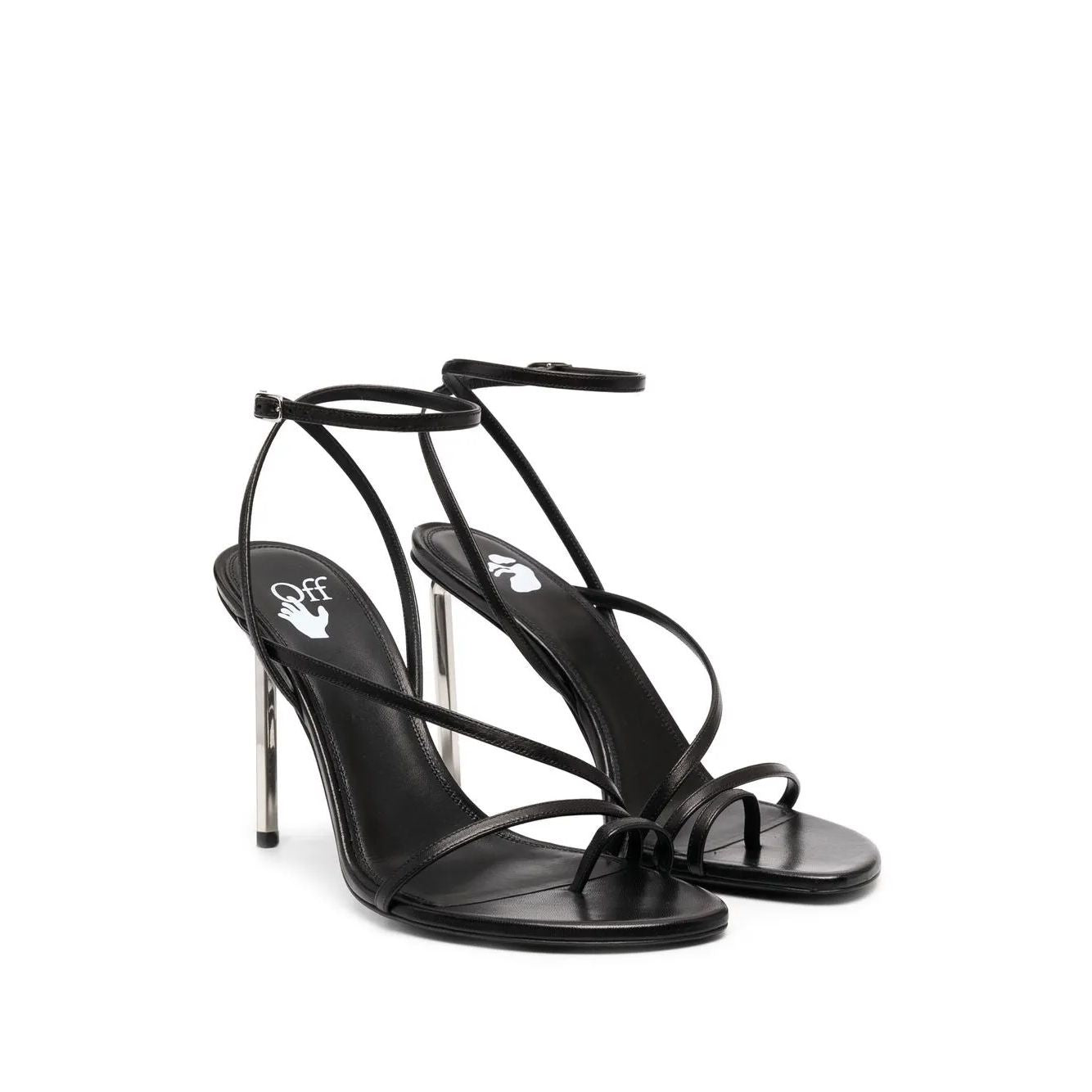Off-White Allen 110mm Strappy Sandals Black