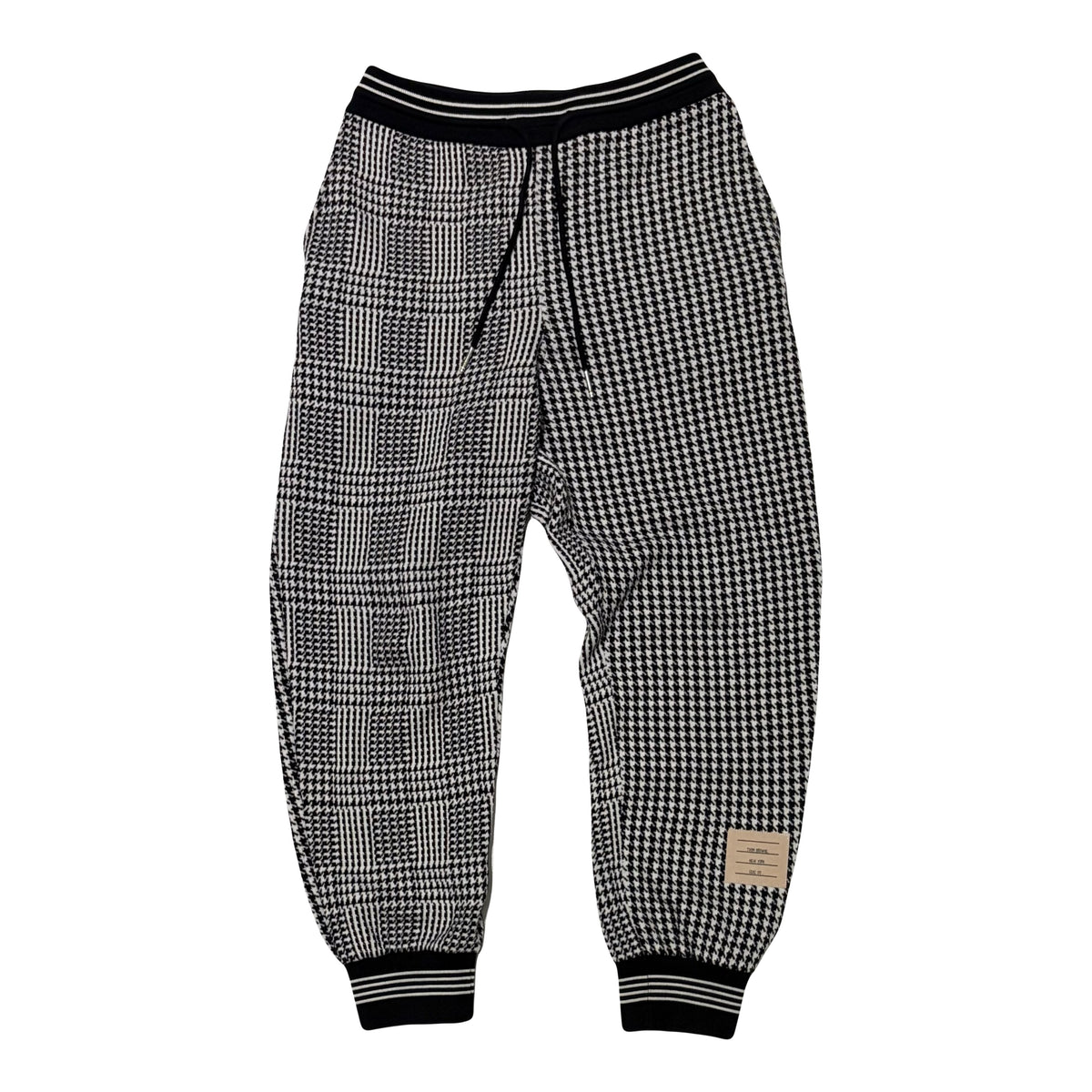 Thom Browne Houndstooth Cotton Sweatpants