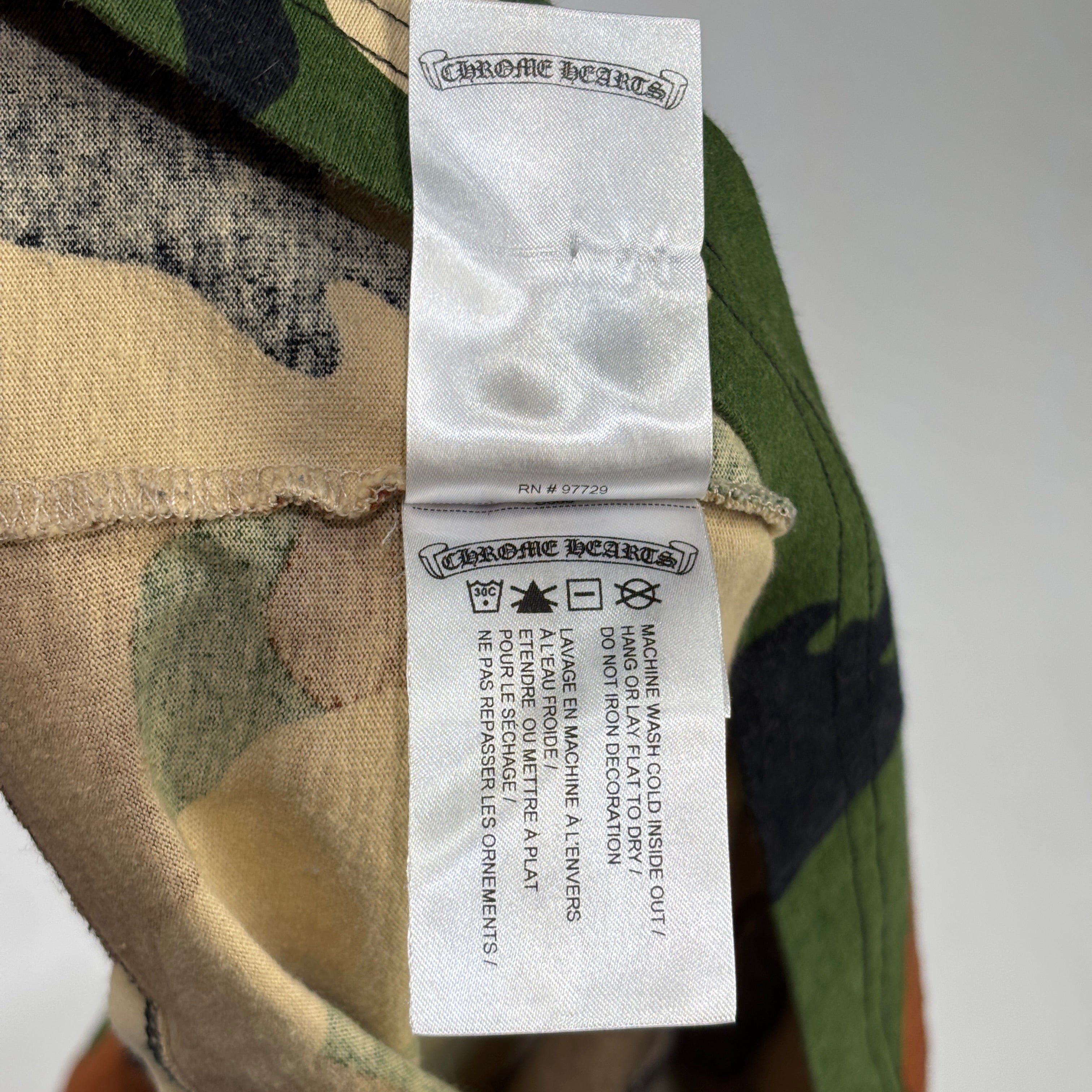 Chrome Hearts Matty Boy Caution T-shirt Camo