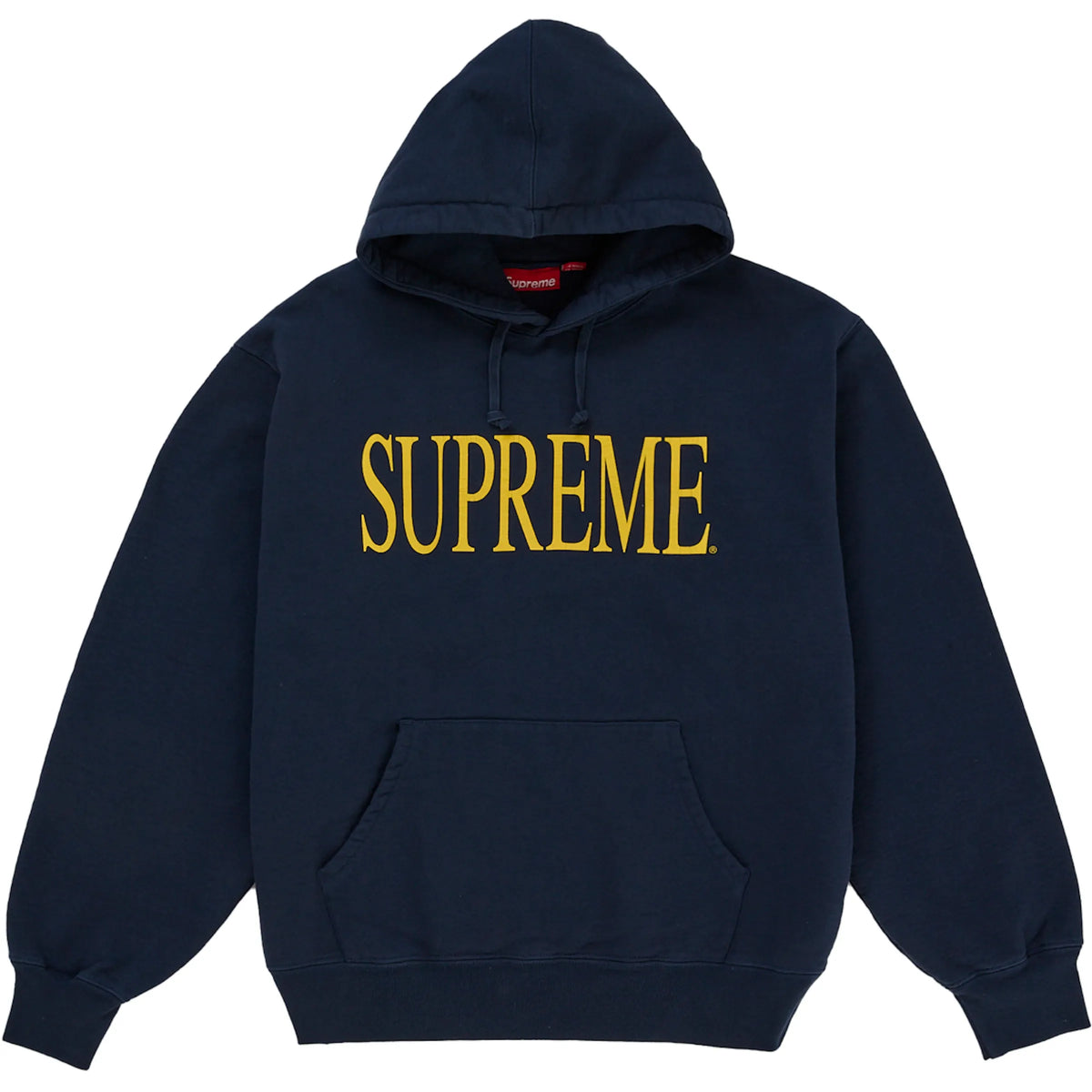 Supreme Capital Hooded Sweatshirt (FW26) Navy
