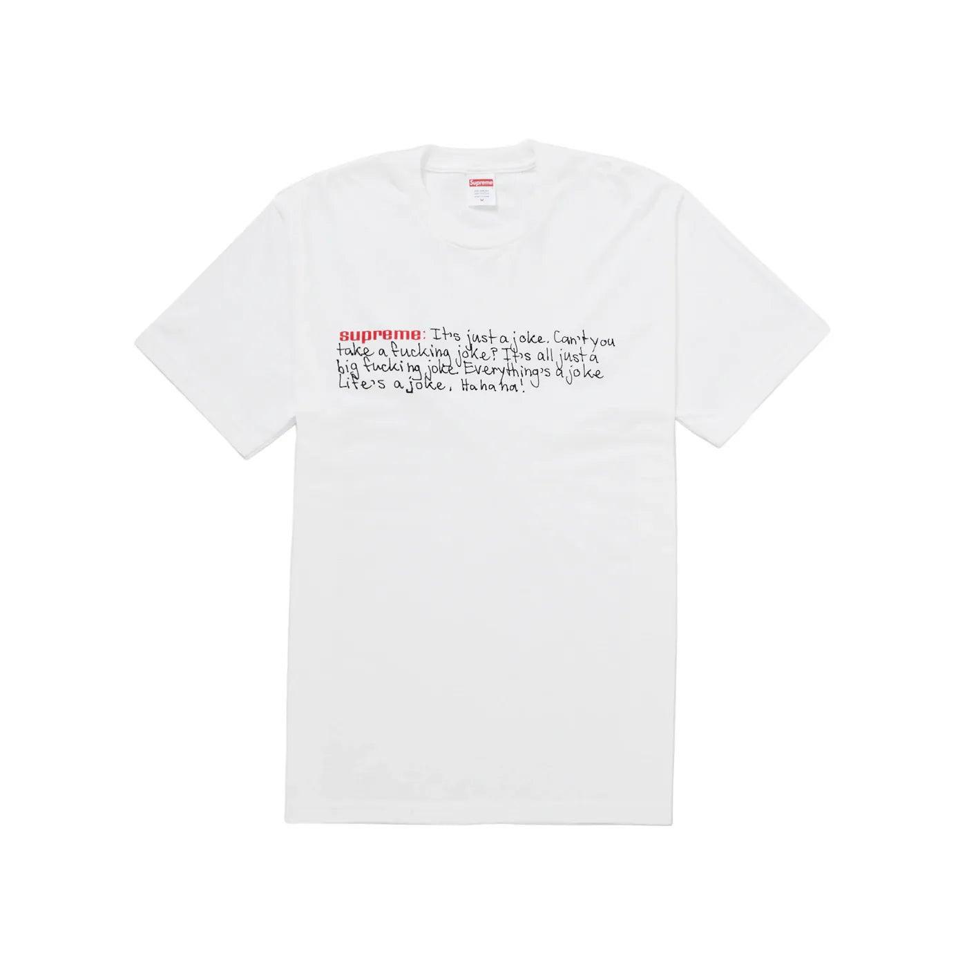 Supreme Joke Tee White