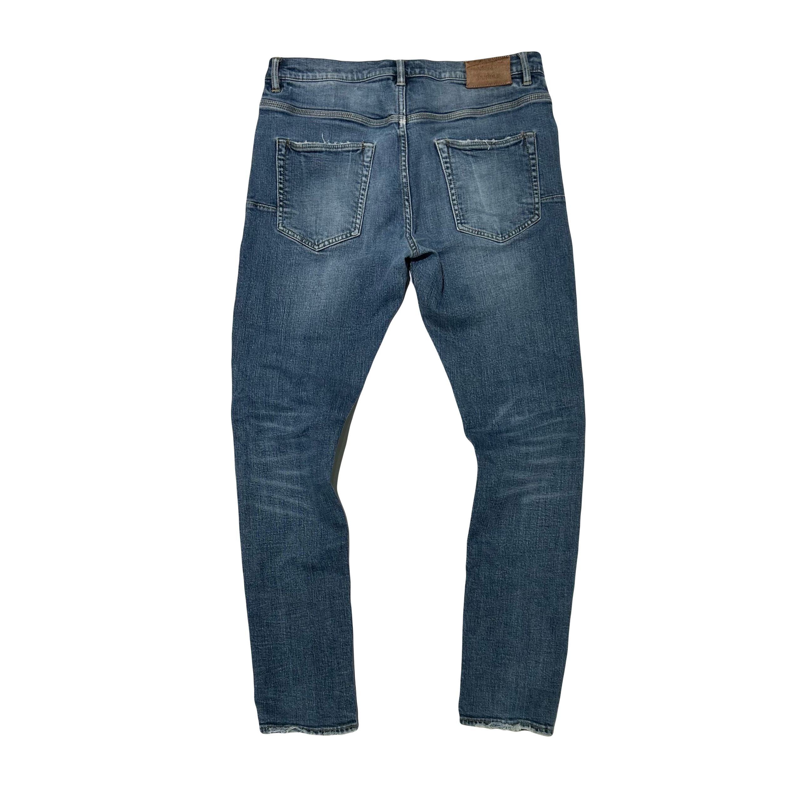 Purple Brand P002 Denim Jeans Worn Indigo