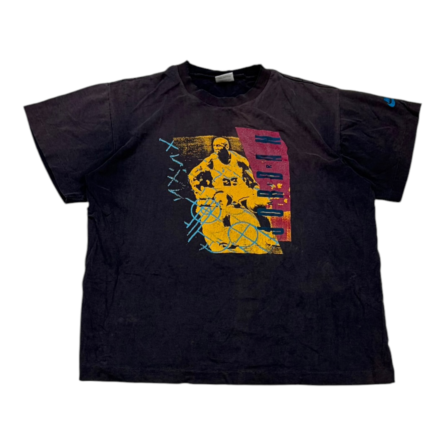 1992 Kid's Nike Jordan Tee Faded Black