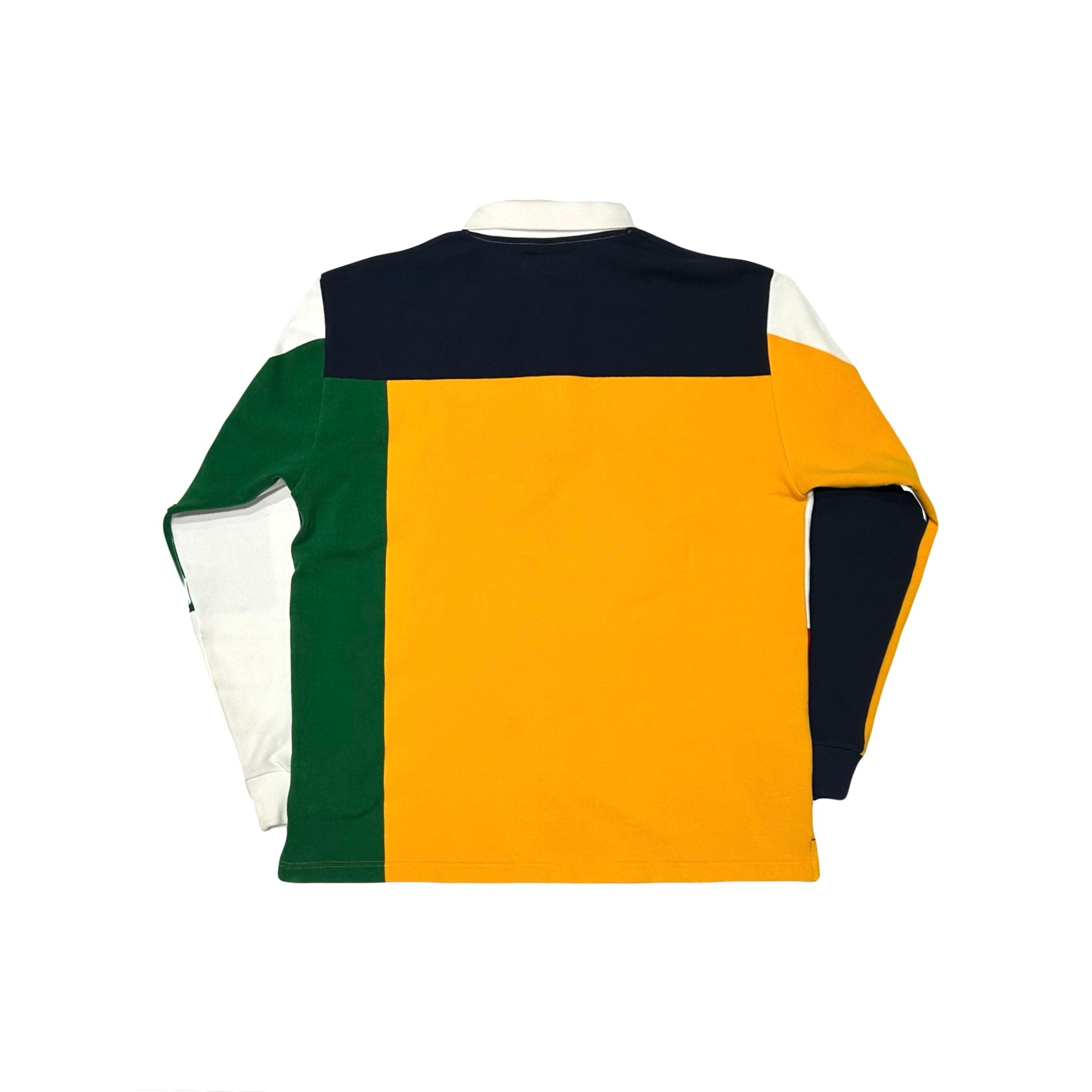 Beams Plus Color Block Knit Rugby Shirt