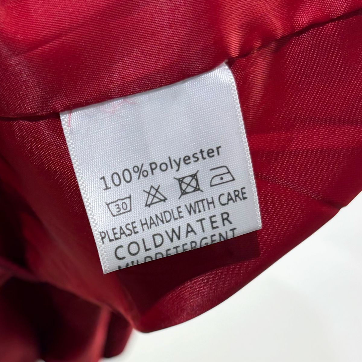 Saint Vanity Nylon Hooded Track Jacket Red