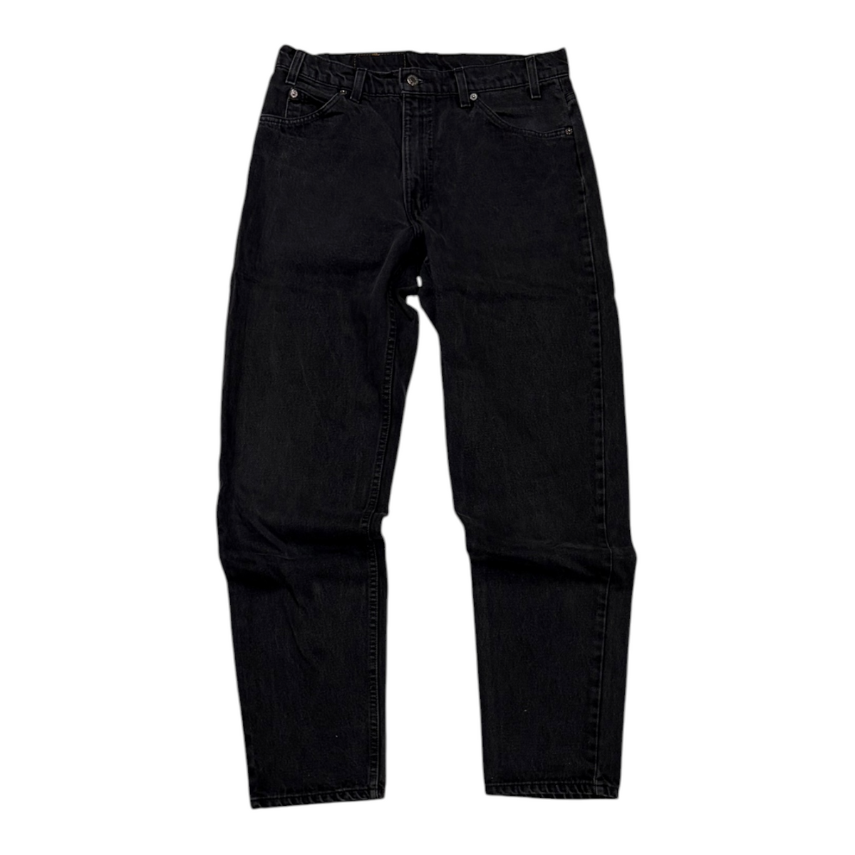 1996 Levi's 550 Orange Tab Denim Jeans Washed Black