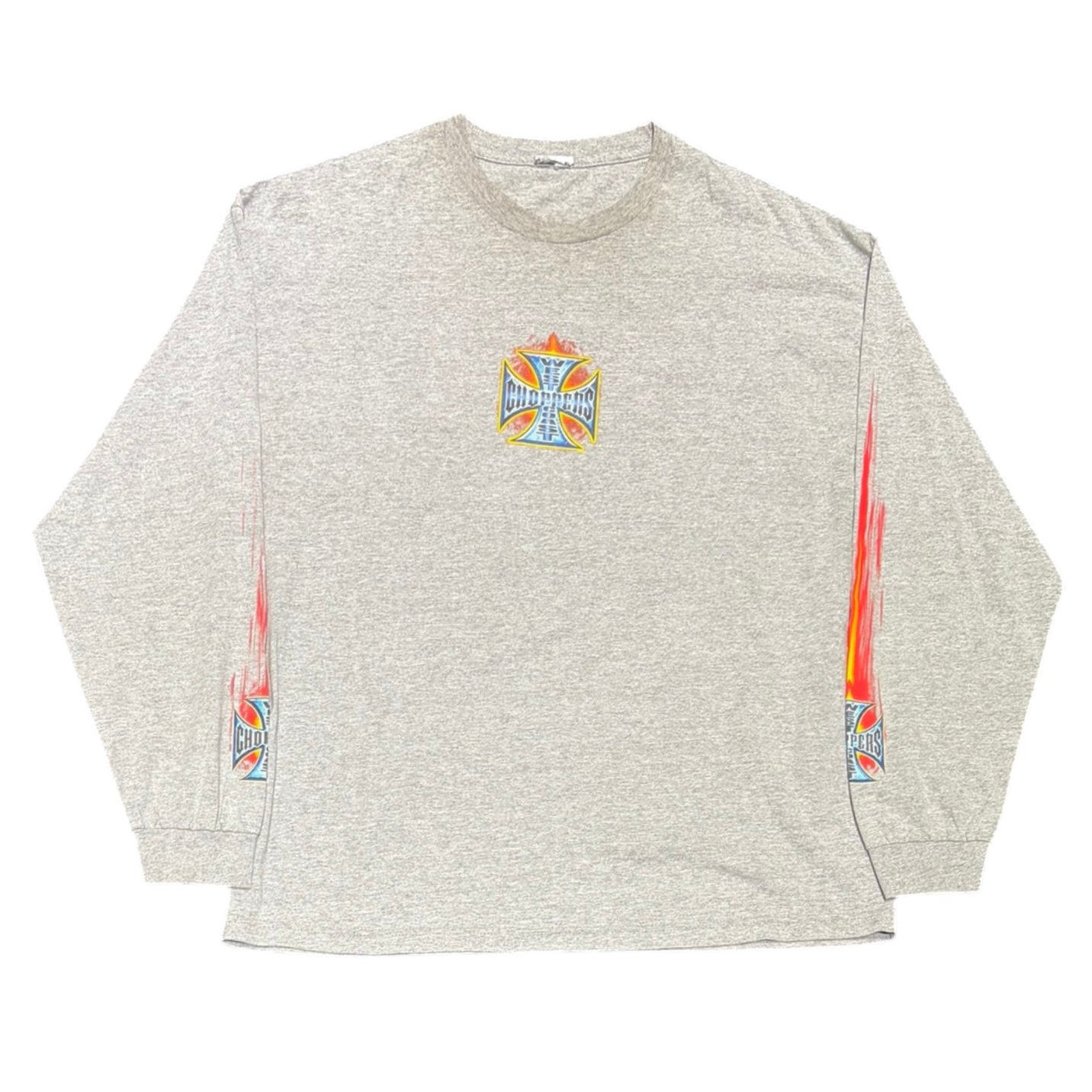 West Coast Choppers Long Beach LS Tee Grey