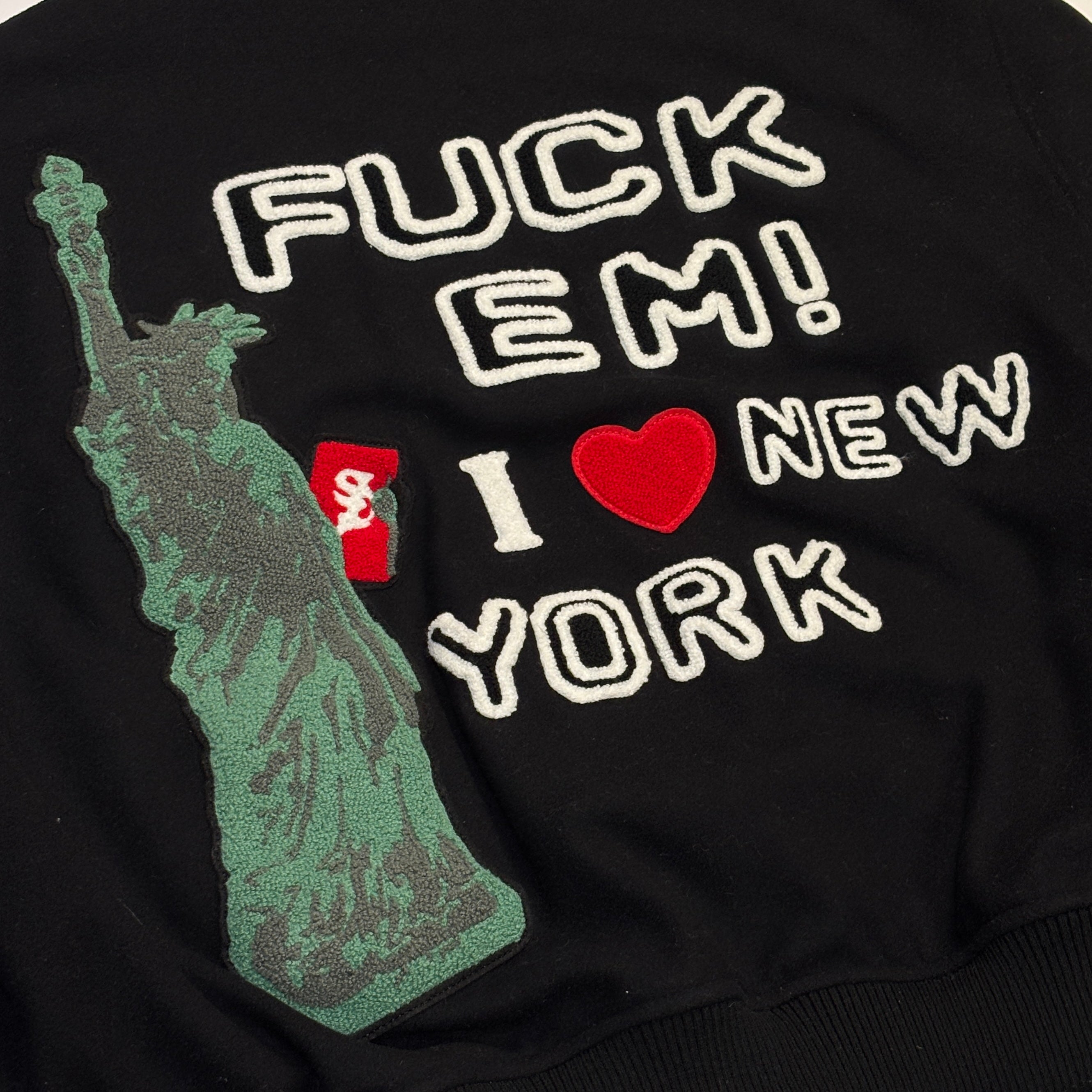 Supreme Tourist Varsity Jacket Black