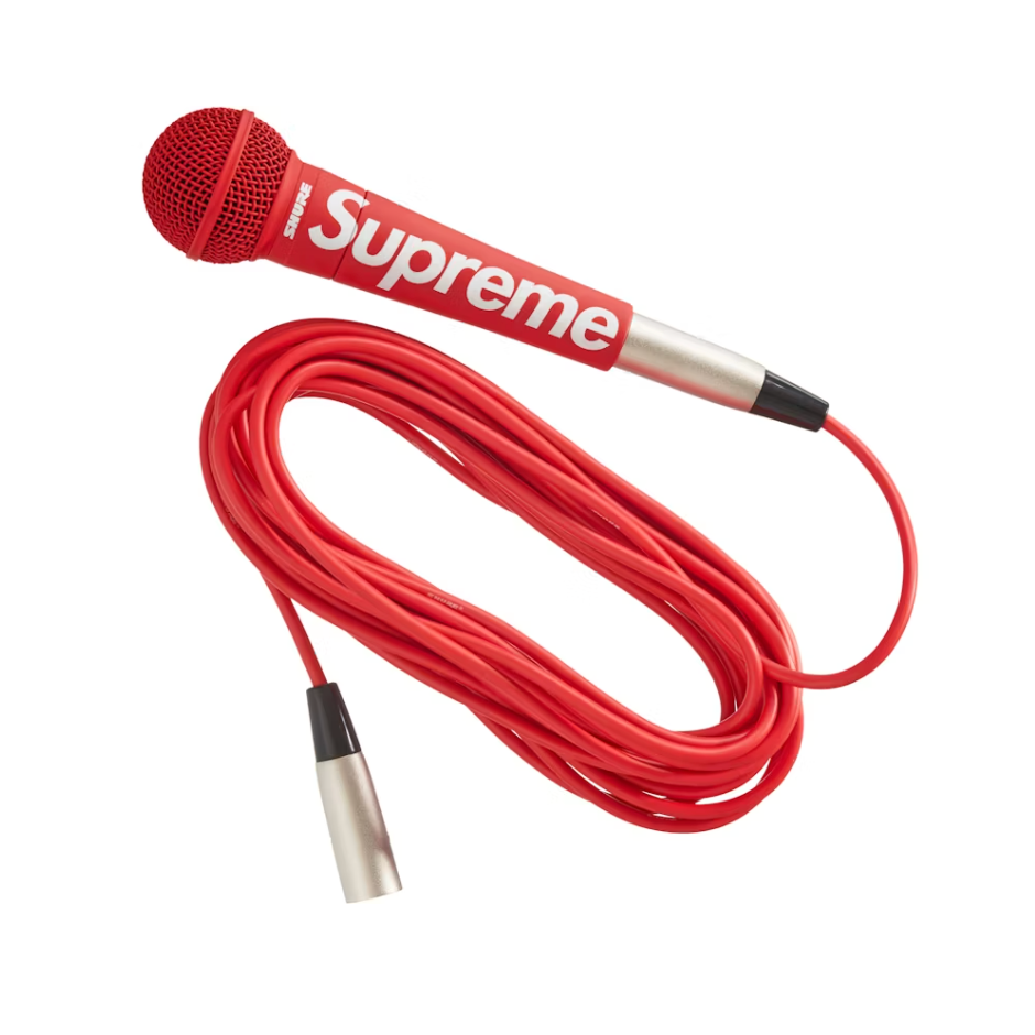 Supreme Shure SM58 Vocal Microphone Red