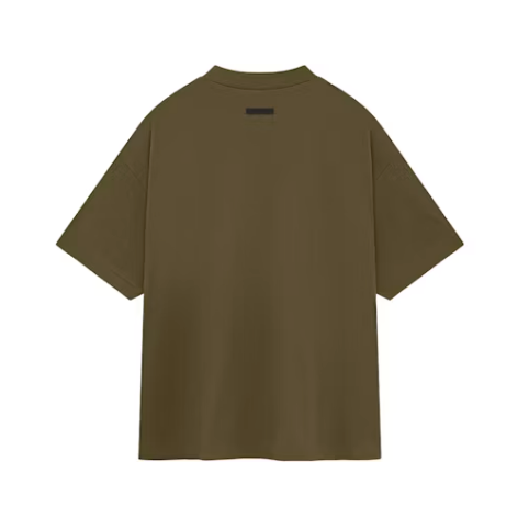 Fear of God Essentials Jersey Crewneck Tee Olive