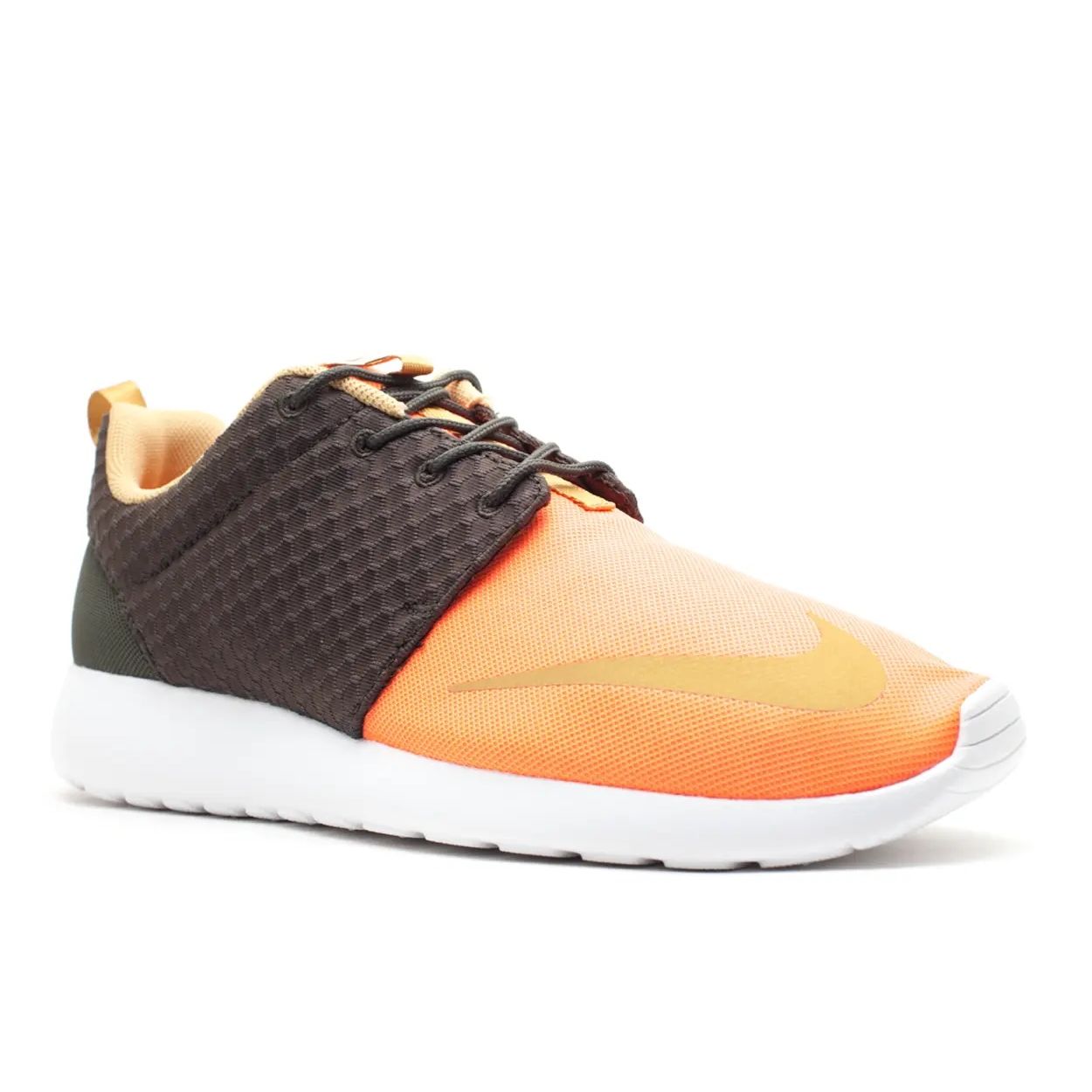 Nike Roshe One FB Sq/Mtllc Gld-Ttl Orng-White
