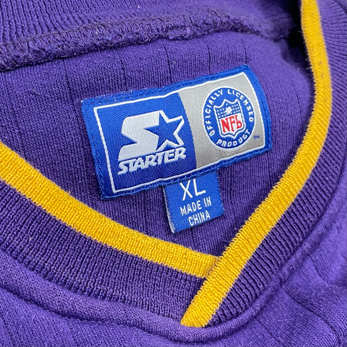 90's Minnesota Vikings Starter Crewneck Purple