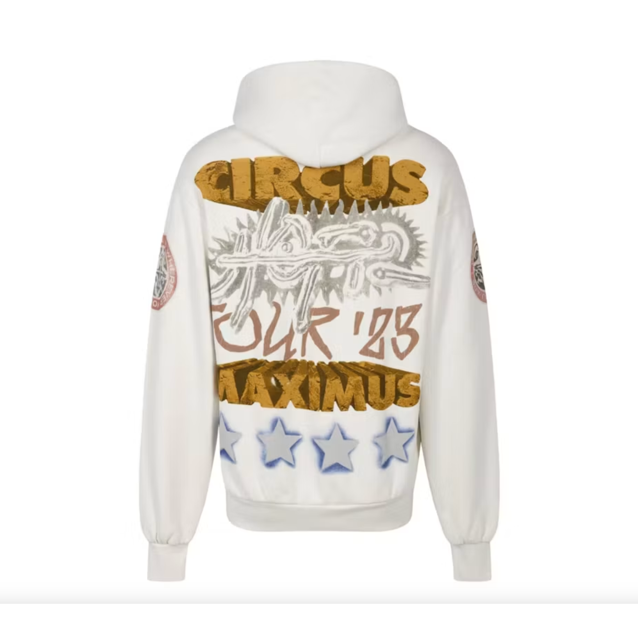 Travis Scott Utopia Circus Maximus 2023 Tour Hoodie White