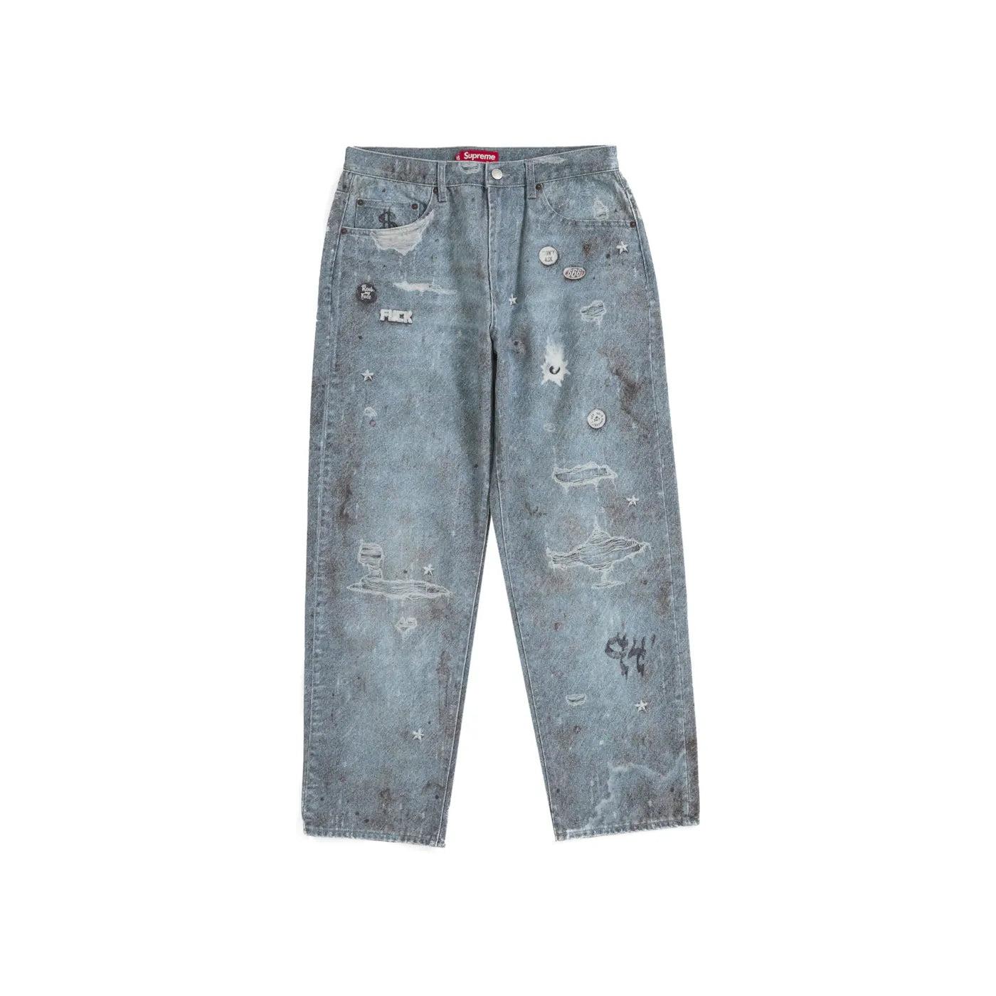 Supreme HJR Trompe L'oeil Loose Fit Jean Blue