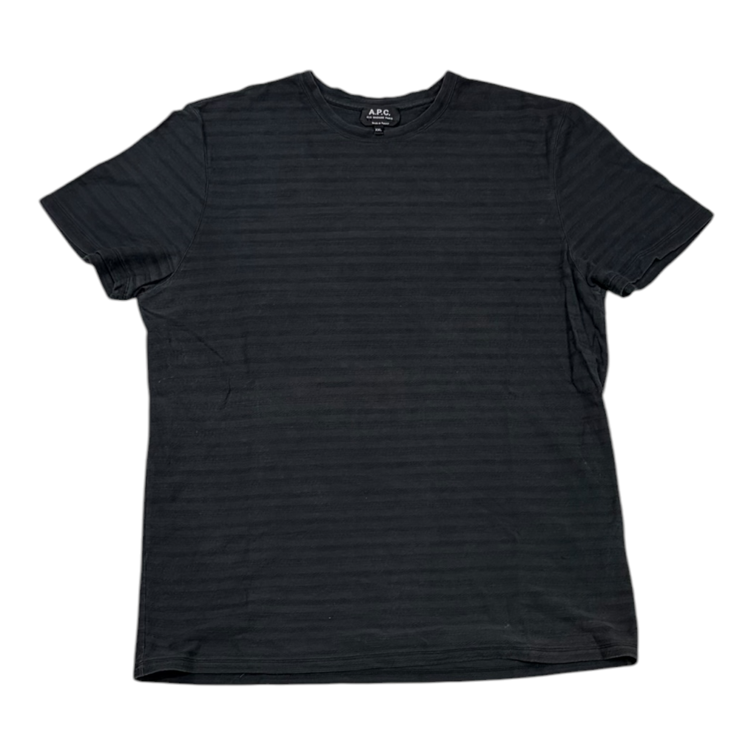 A.P.C. Striped Top Black