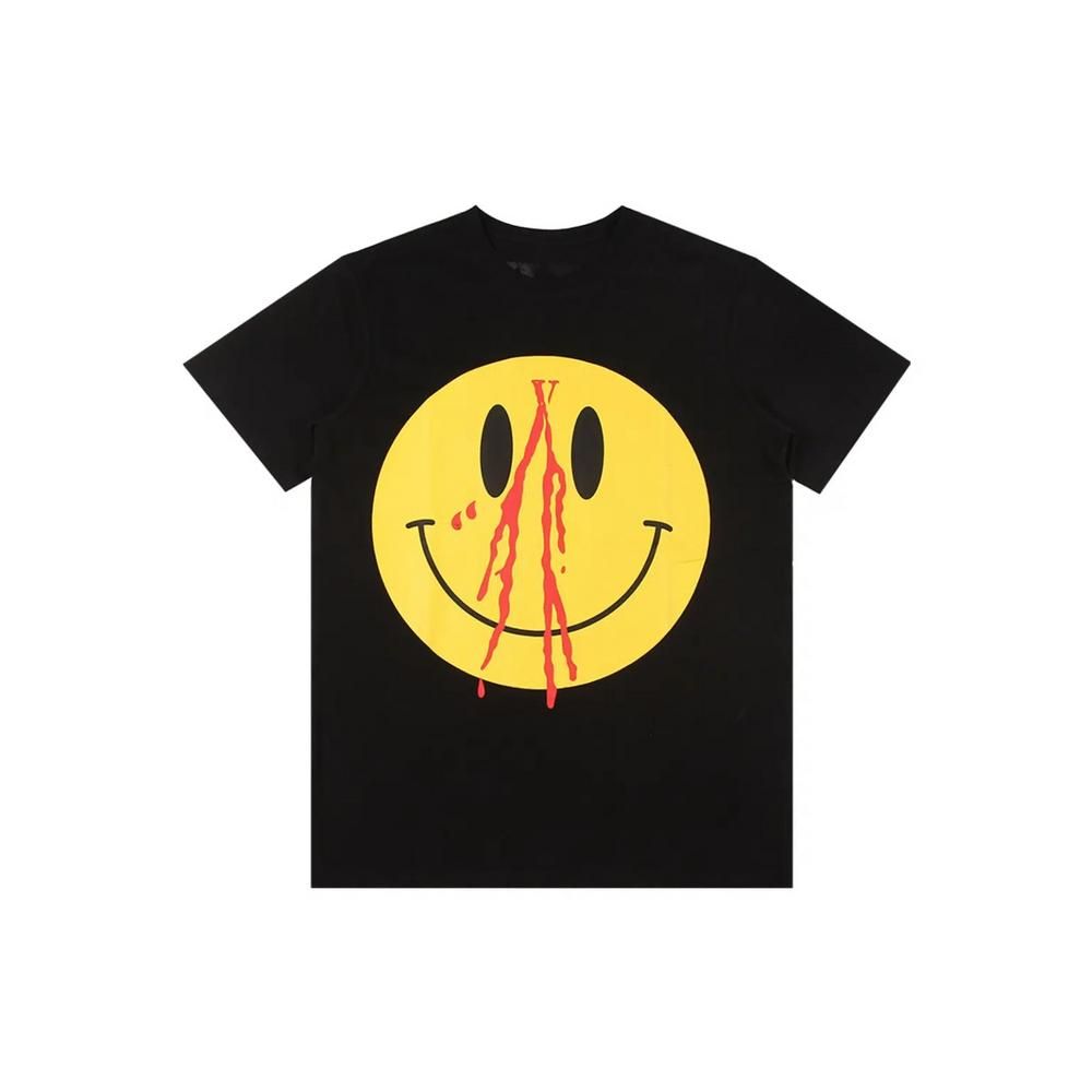 Vlone Die Lit Smiley T-shirt Black