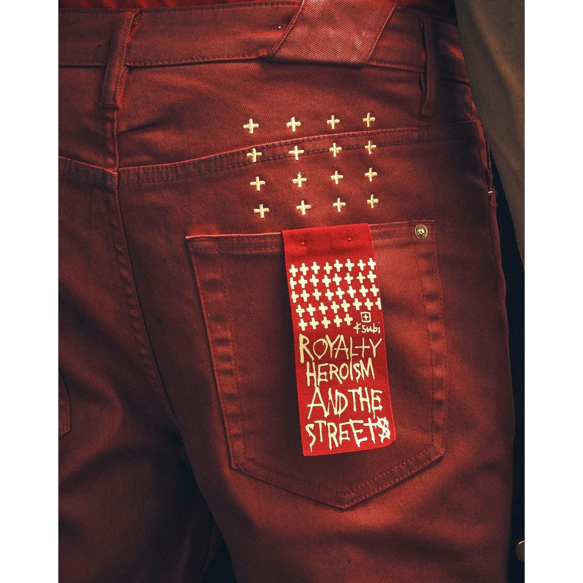 Ksubi Anniversary 23 Chitch Denim Jeans Burgundy