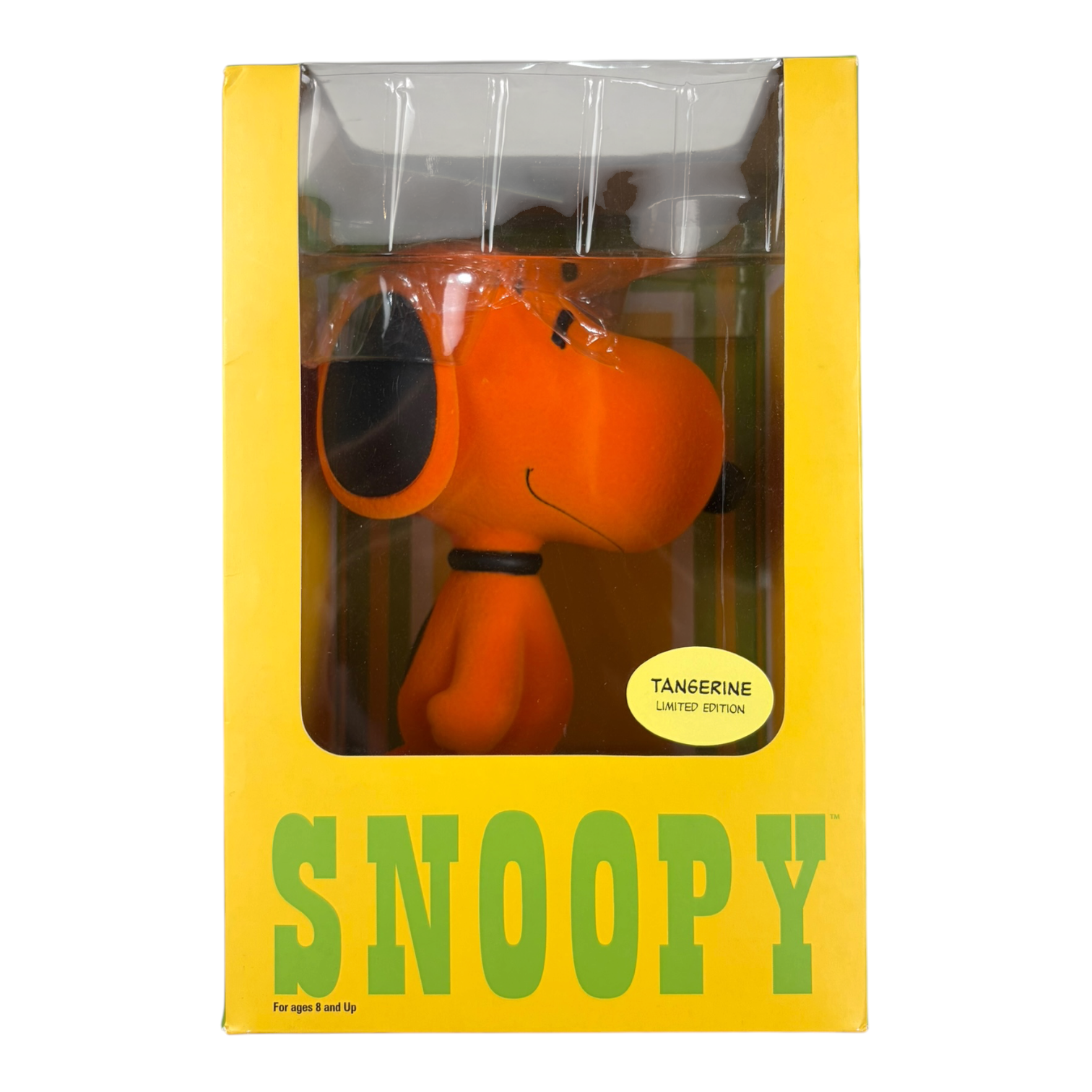Darkhouse Snoopy 8" Flocked Vinyl Figure Tangerine