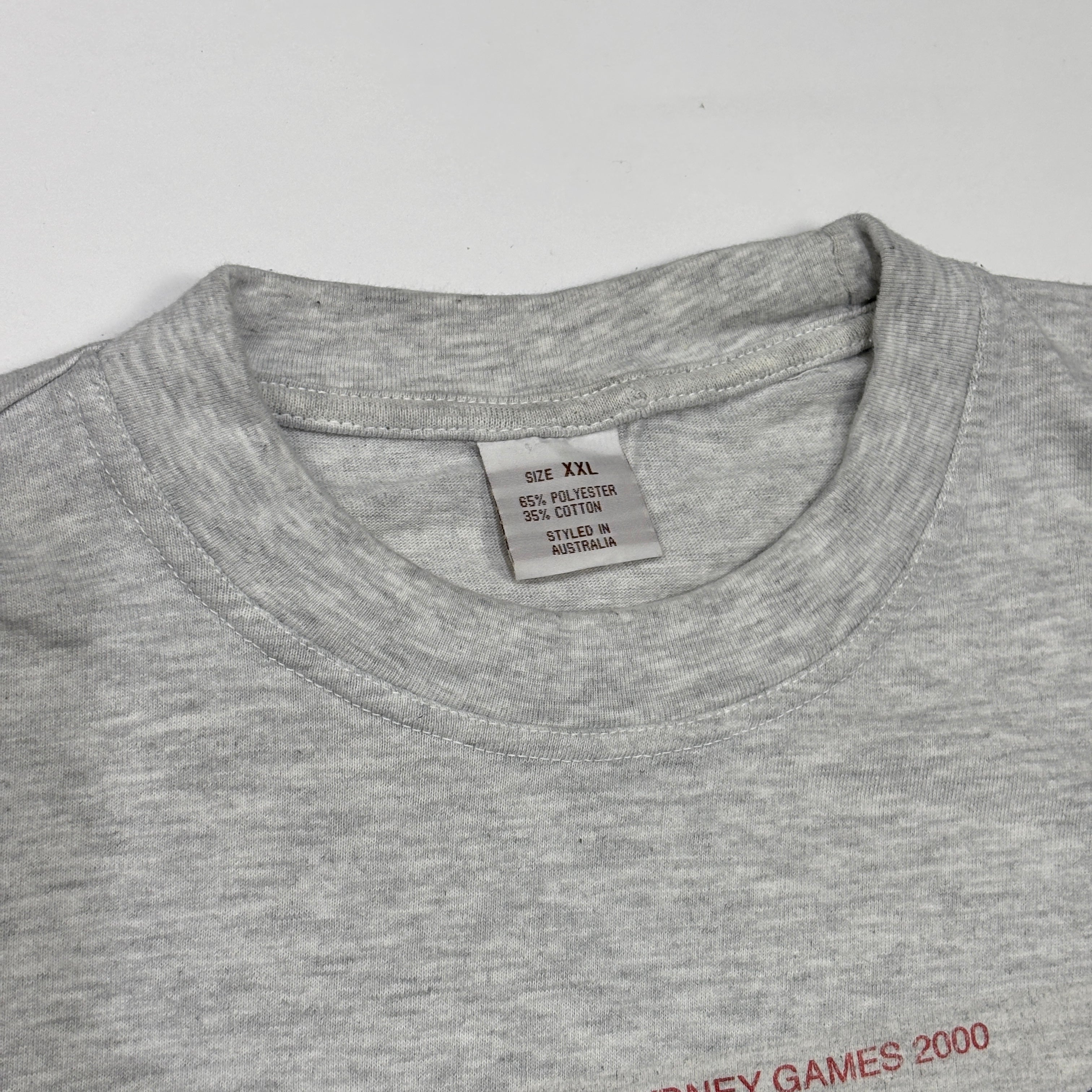 Y2K Olympics USA Basketball Tee Ash Grey