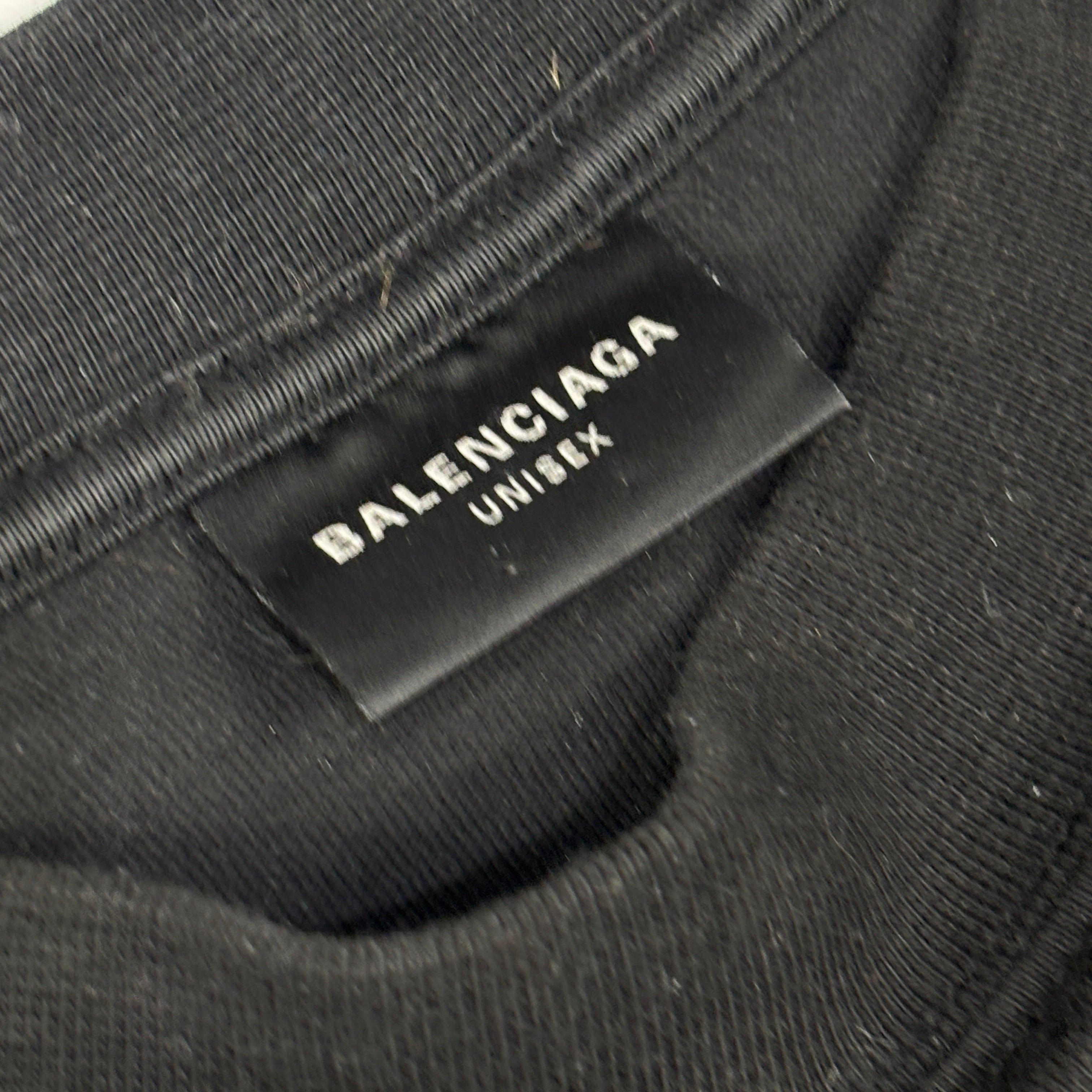 Balenciaga Logo Tee Black