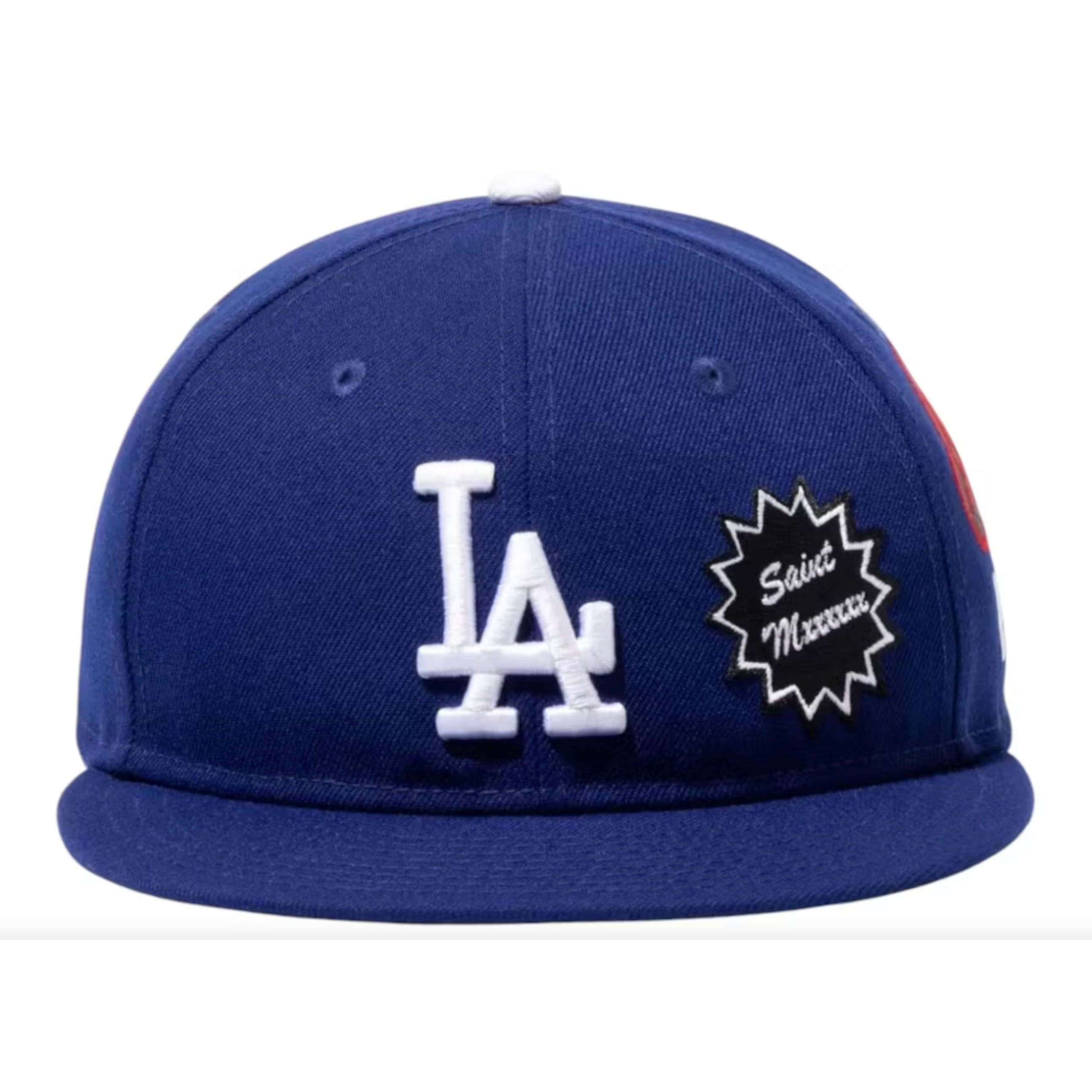 Saint Mxxxxxx x MLB x New Era Dodgers Snapback Cap Blue