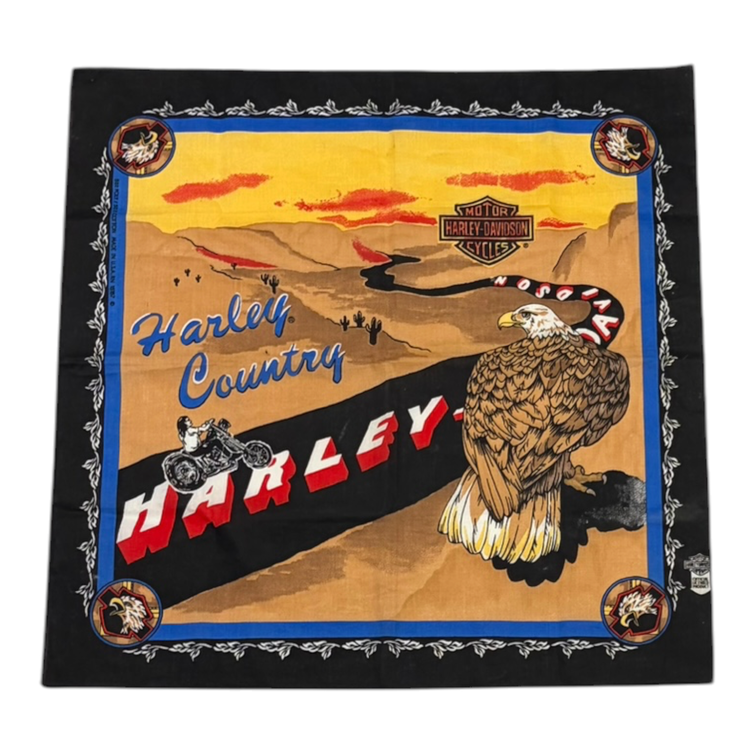 1980's Harley Davidson Harley Coutntry Bandana