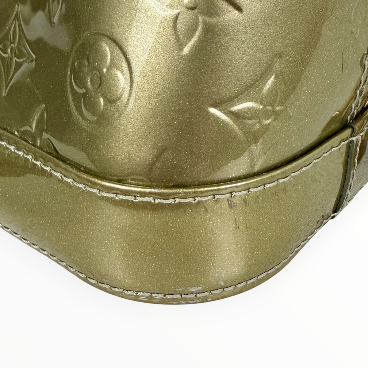 Louis Vuitton Alma PM Monogram Vernis Gold