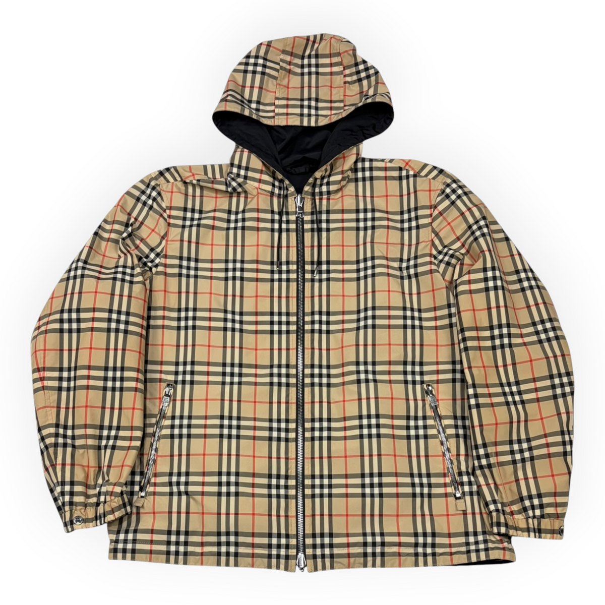 Burberry Check Reversible Jacket Black