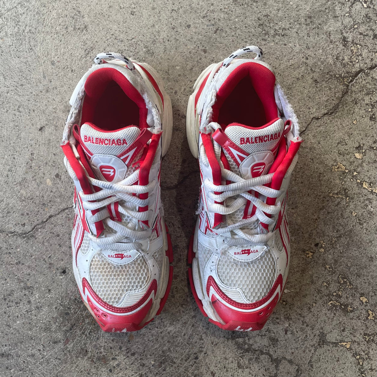 Balenciaga Runner White Red