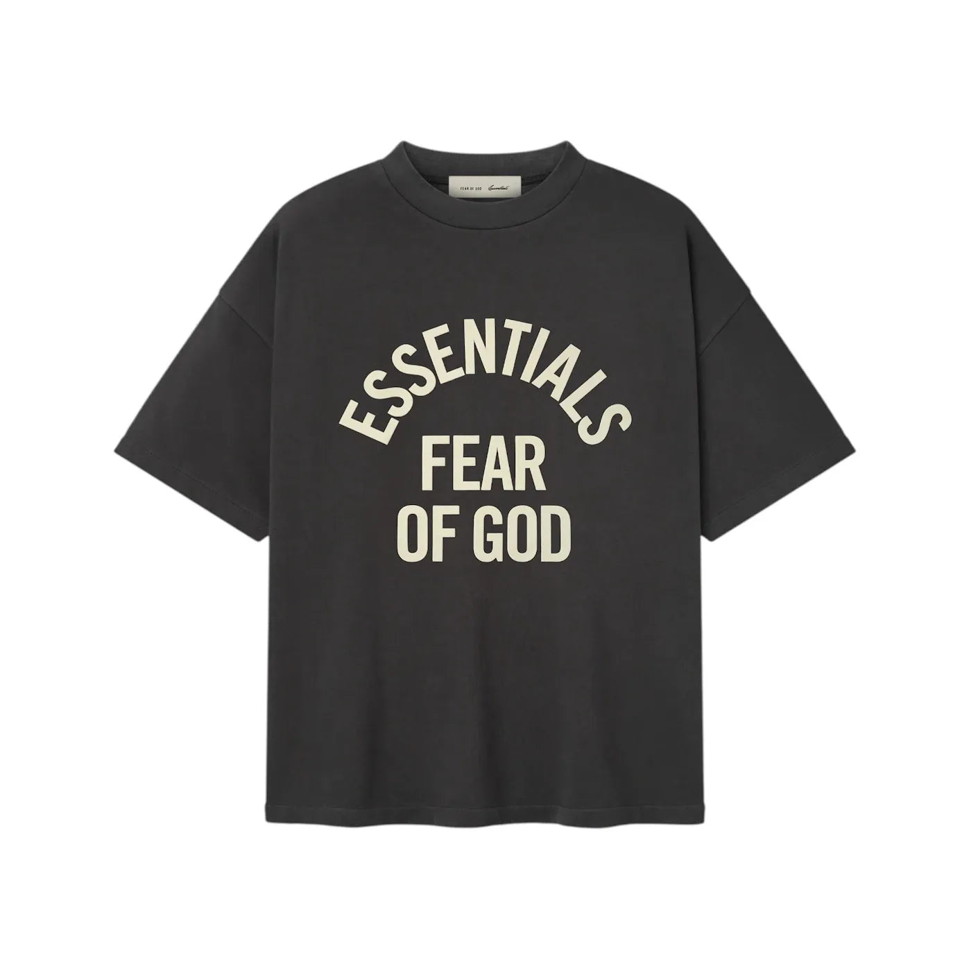 Fear of God Essentials Campus 90's Short Sleeve Tee Faded Black
