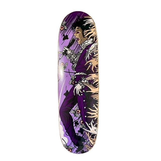 StrangeLove Skateboards Purple Rain Prince Skate Deck