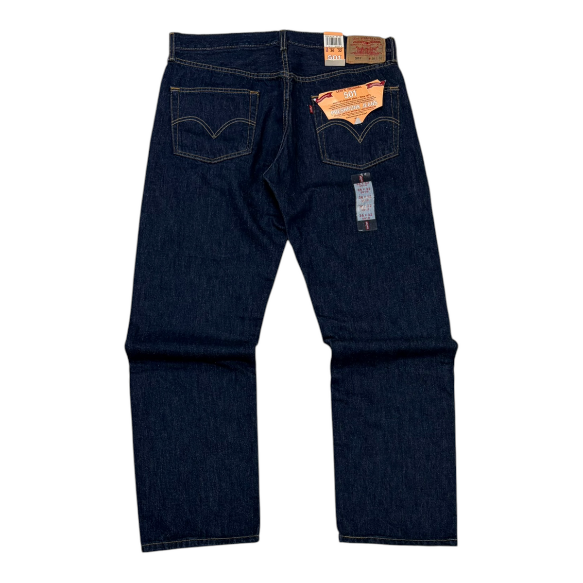 Y2K Levi's 501 Denim Jeans Dark Indigo