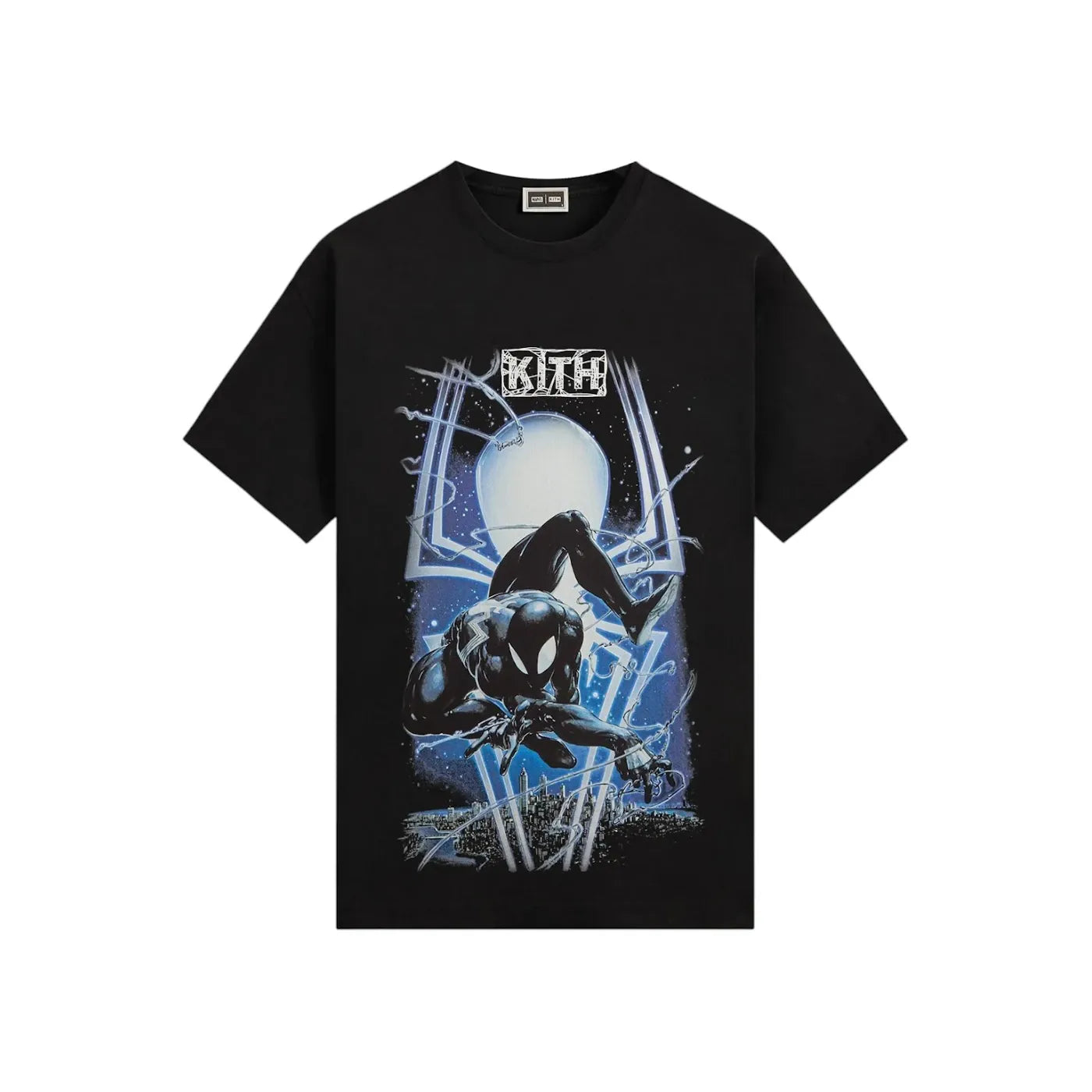 Kith x Marvel Symbiote Spiderman Vintage Tee Black