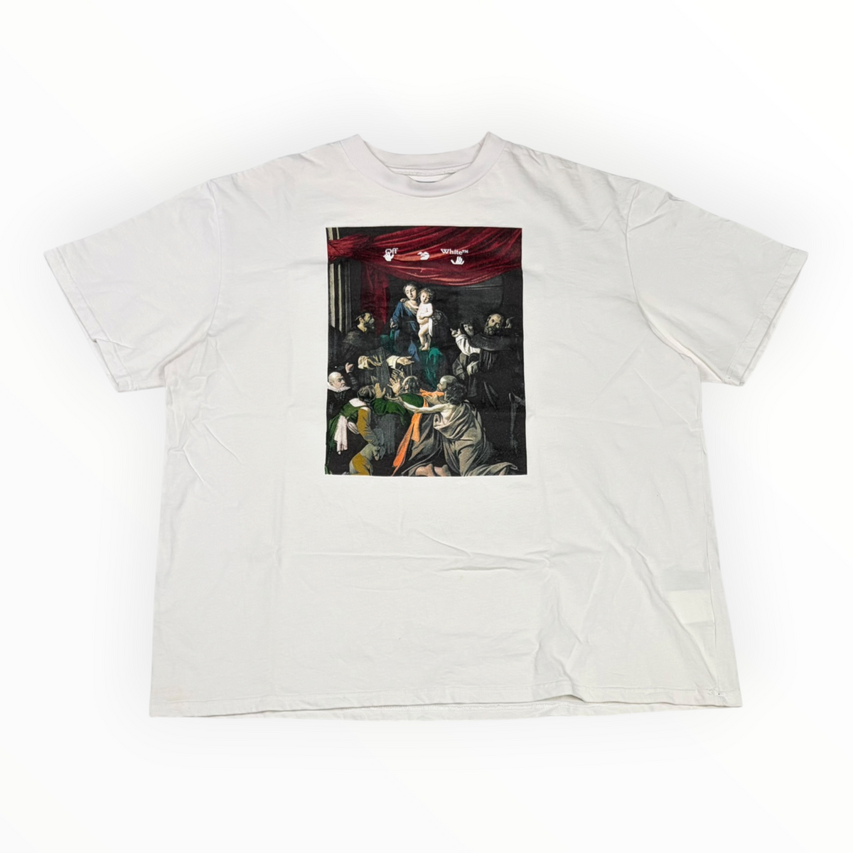 OFF-WHITE Caravaggio Painting Oversized Tee White