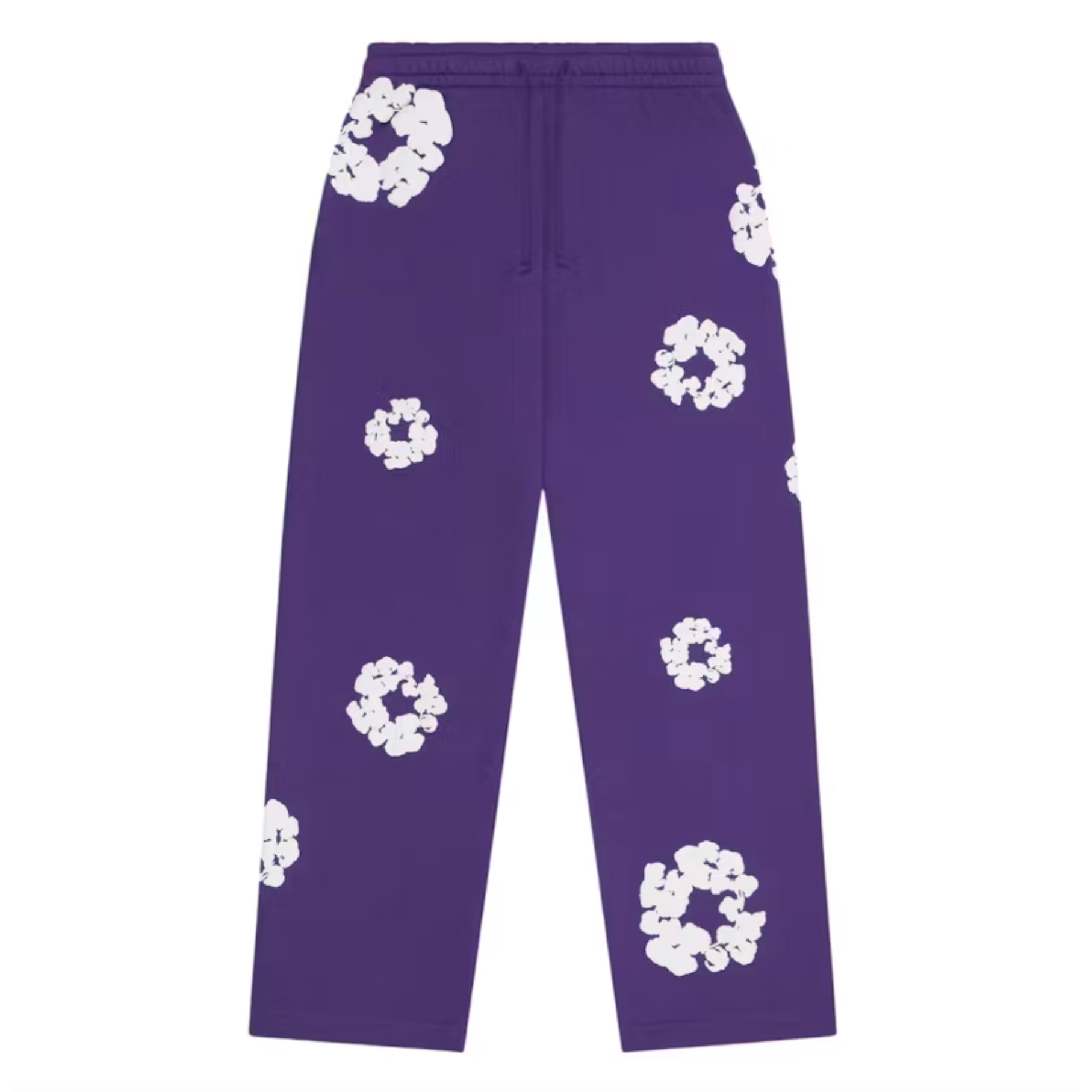 Denim Tears Cotton Wreath Baggy Sweatpants Purple