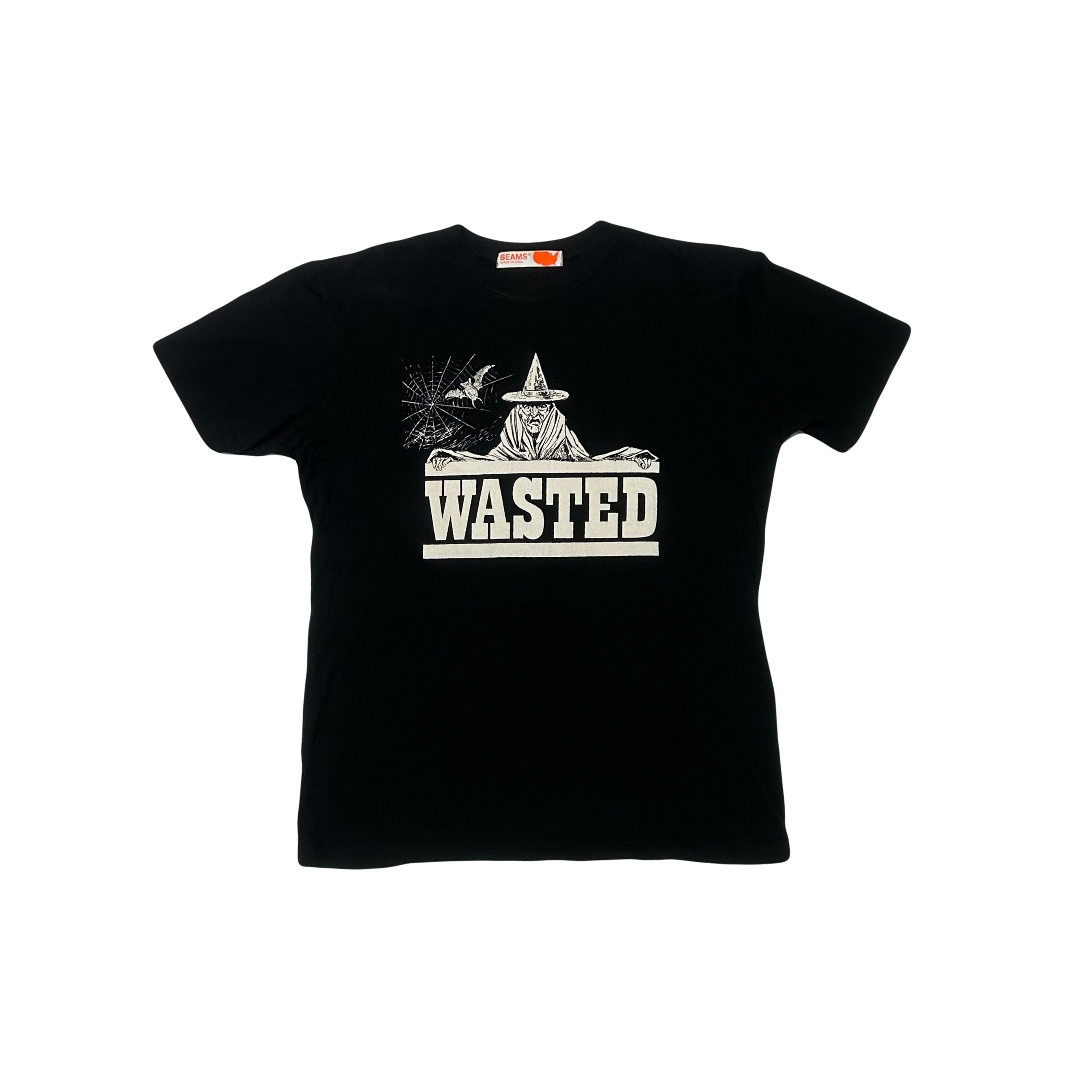 Beams Japan Wasted Tee Black