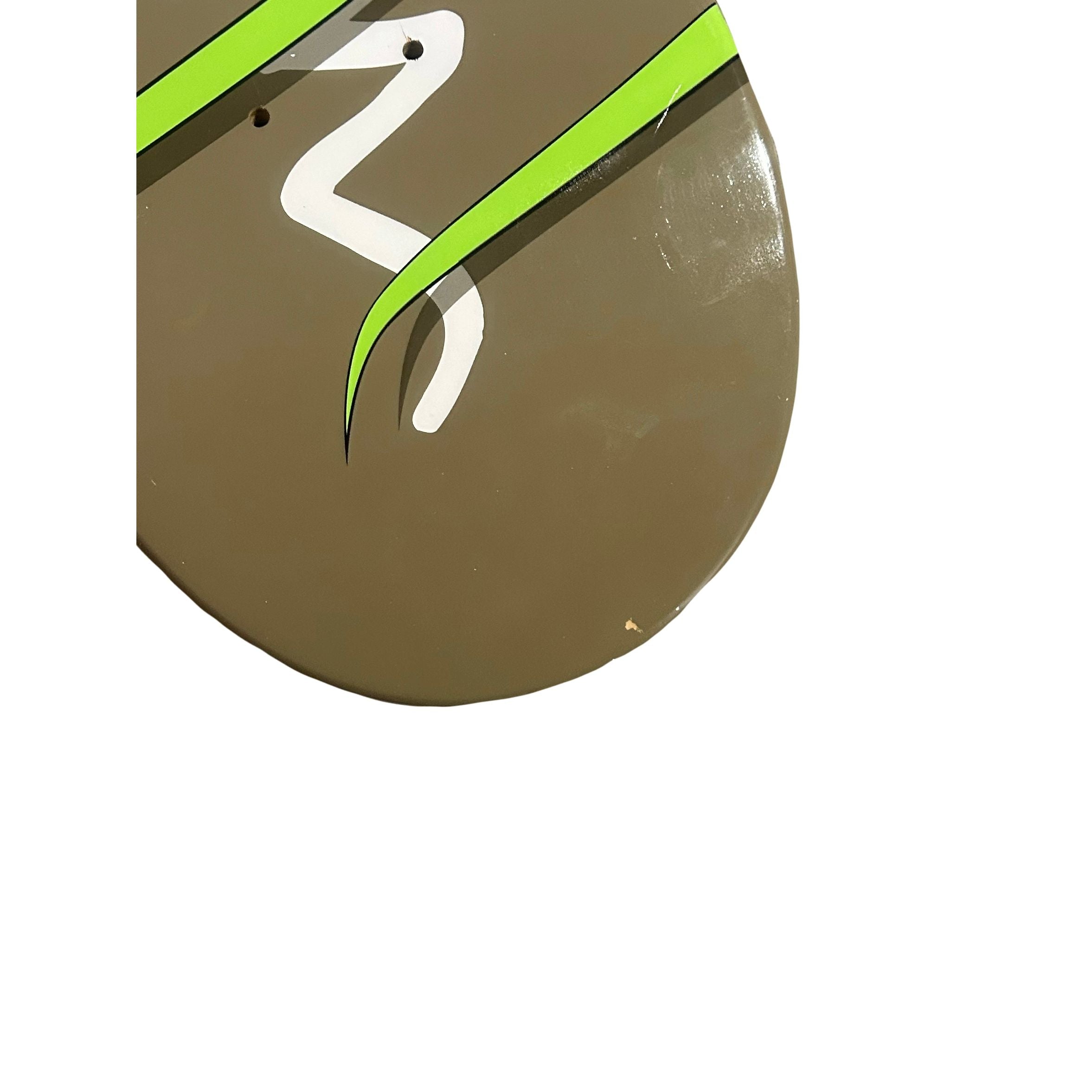 KAWS x Krooked Green Bendy Skateboard Deck Multi (Autographed)