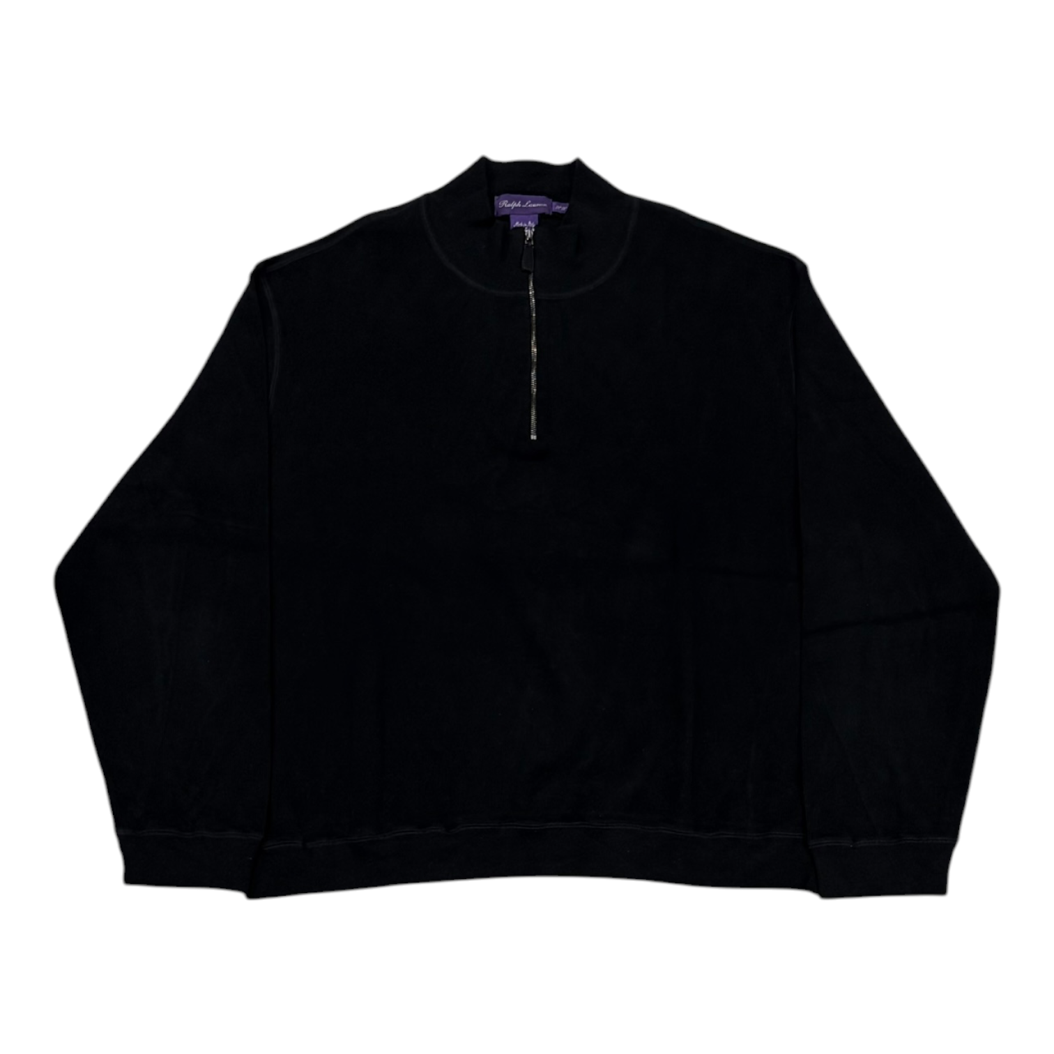 Ralph Lauren Purple Label Quarter Zip Black