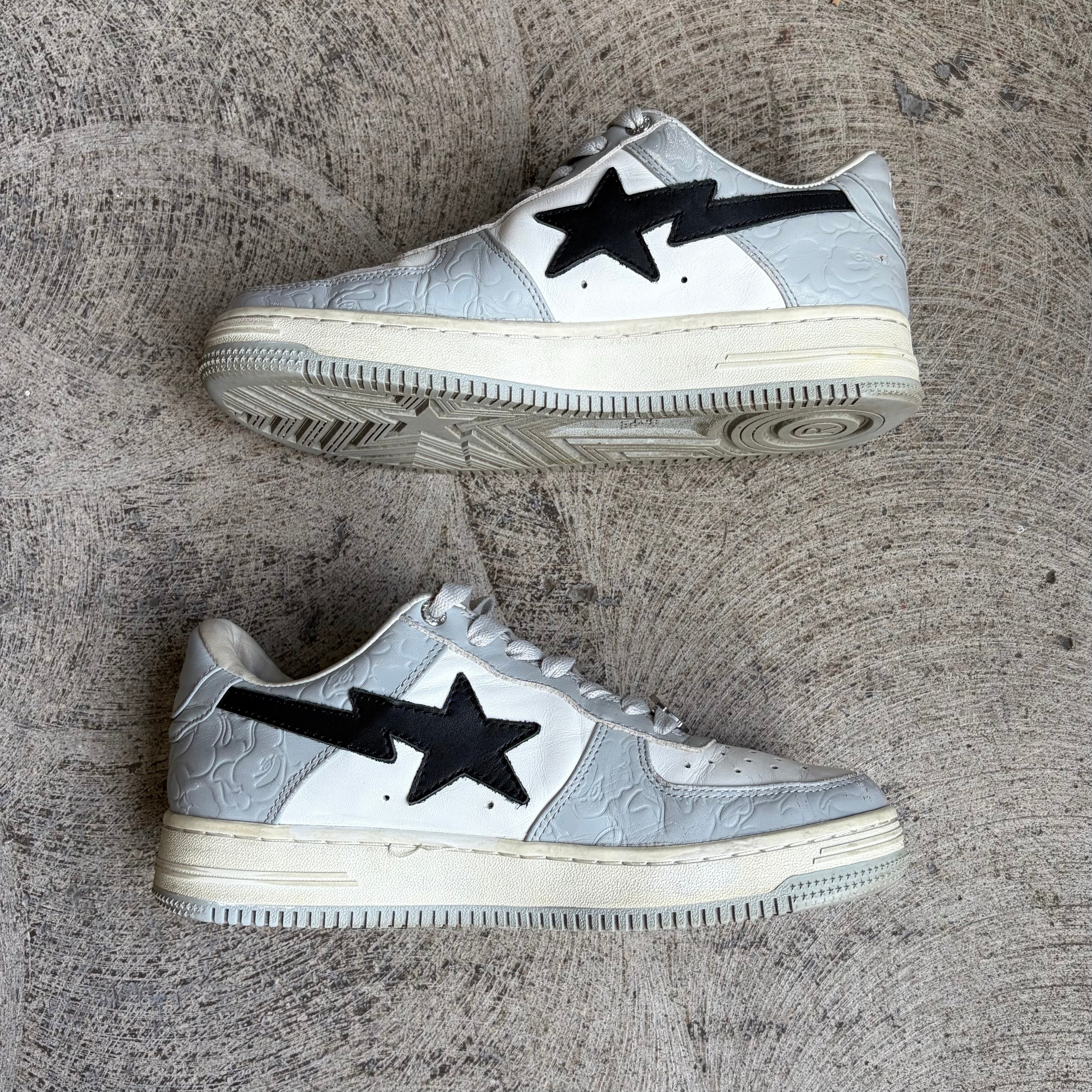 A Bathing Ape Bape Sta Low Grey Black