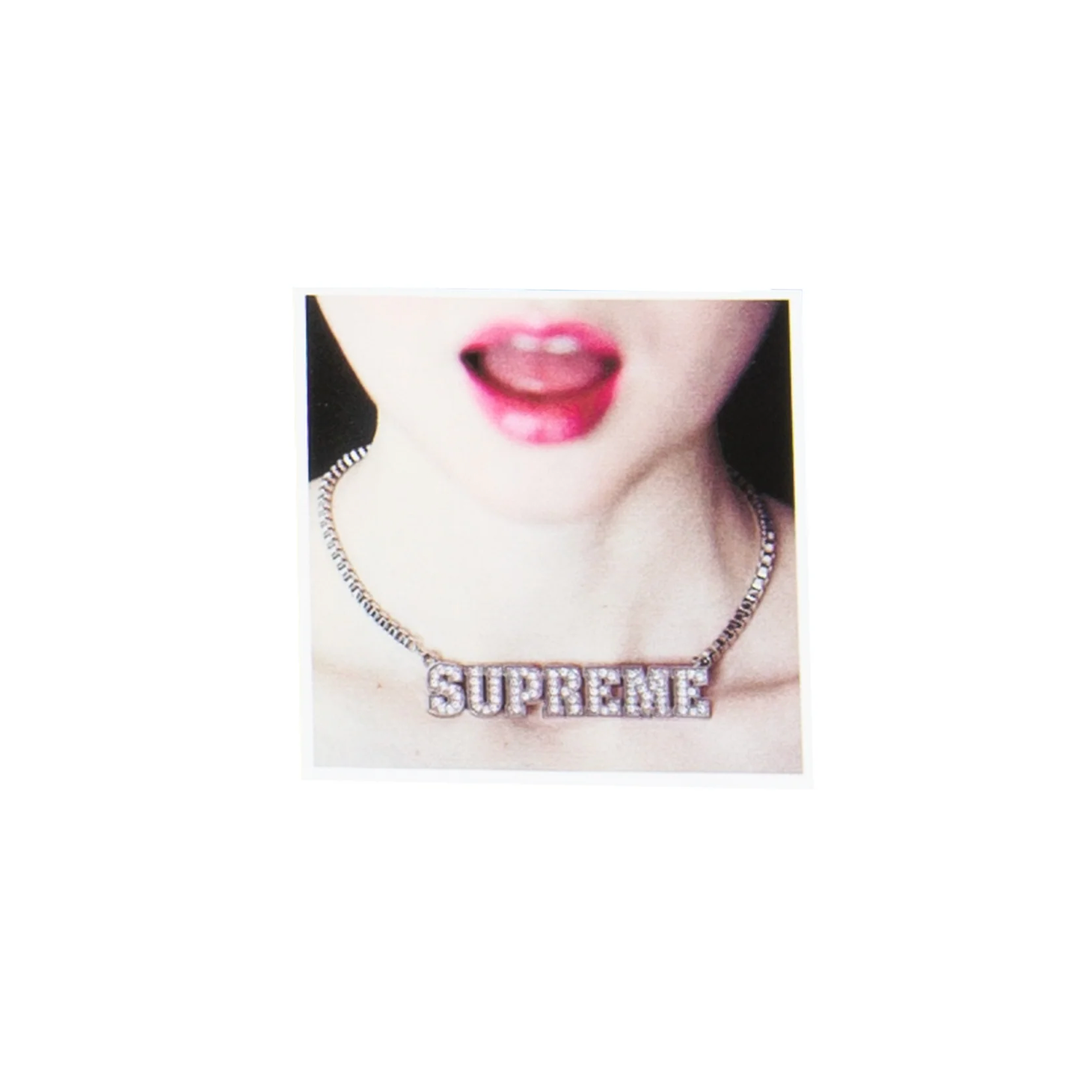 Supreme Necklace Sticker