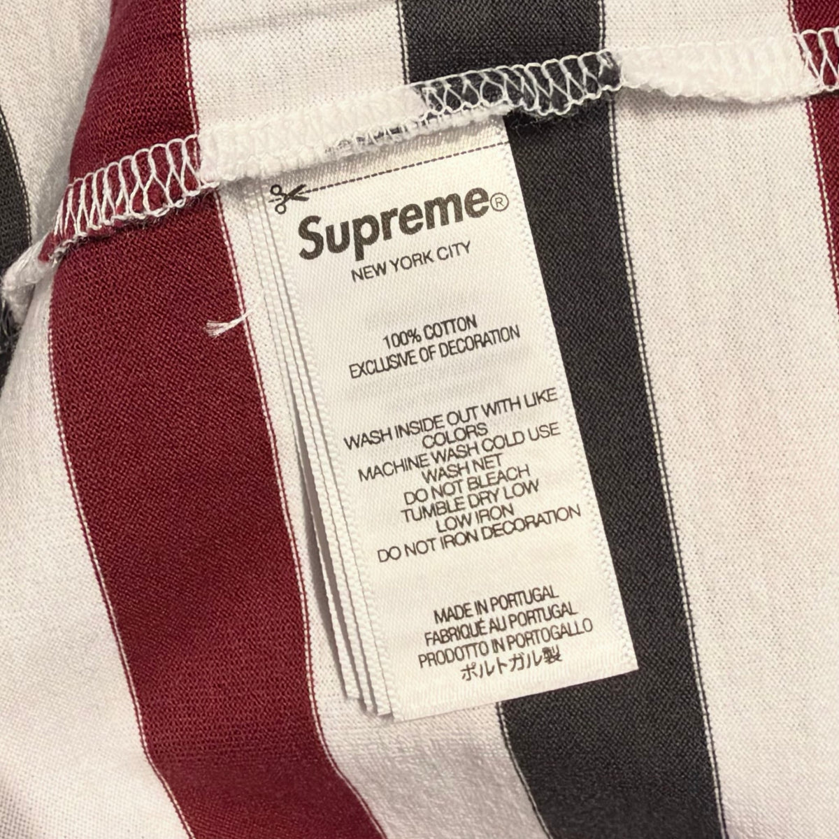 Supreme Intarsia L/S Top Stripe