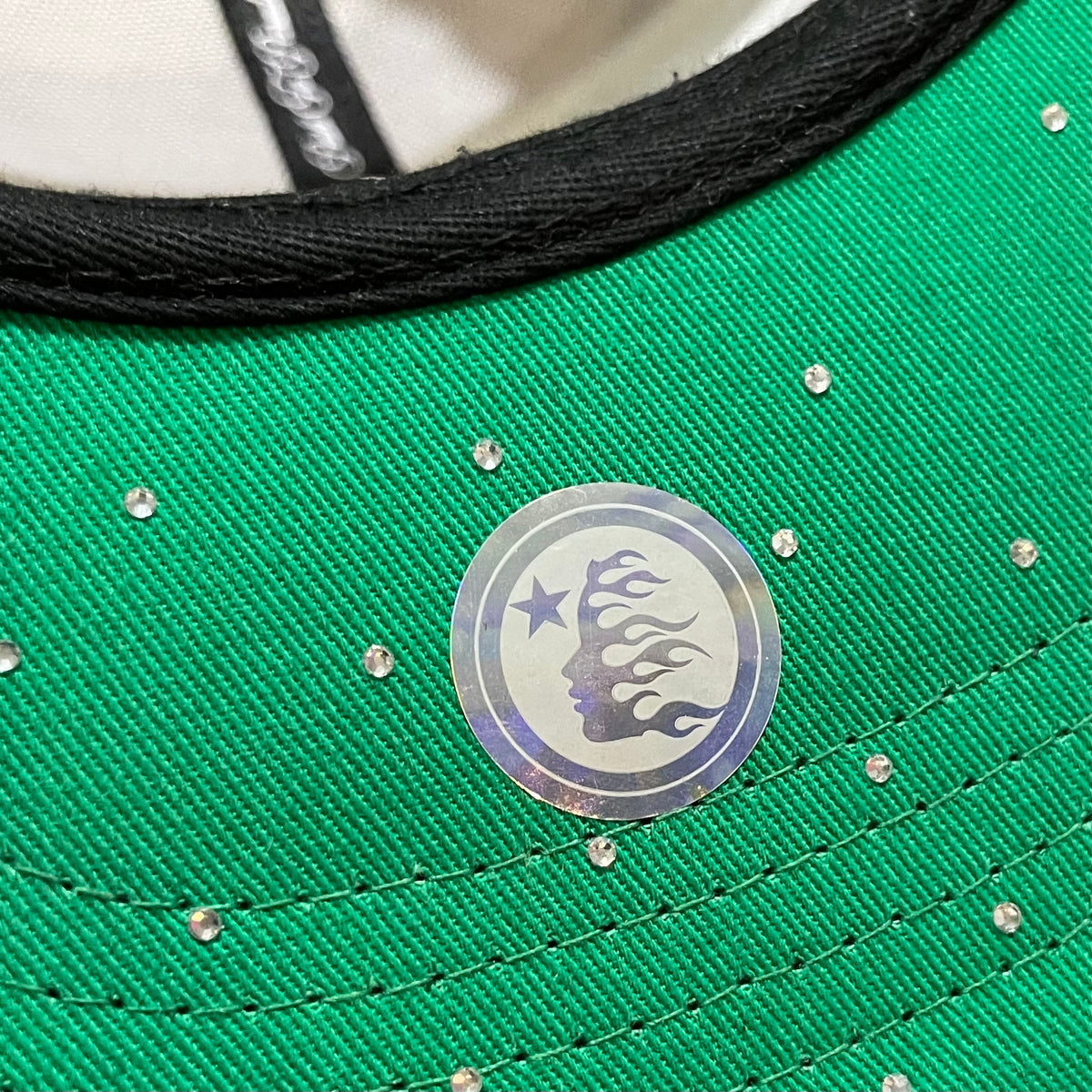 Hellstar Shark Teeth Snapback Off White/Royal Blue
