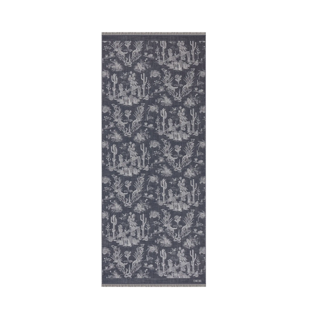 Dior x Cactus Jack Stole 'Blue/White'