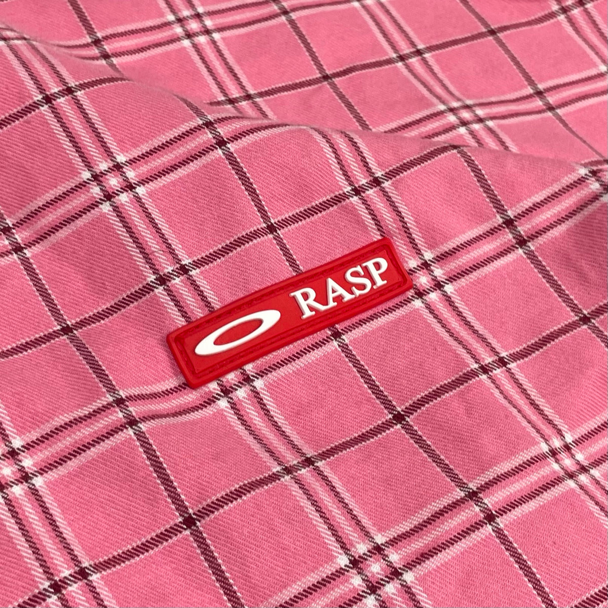 GV Gallery Cropped Raspberry Thermal Flannel Pink