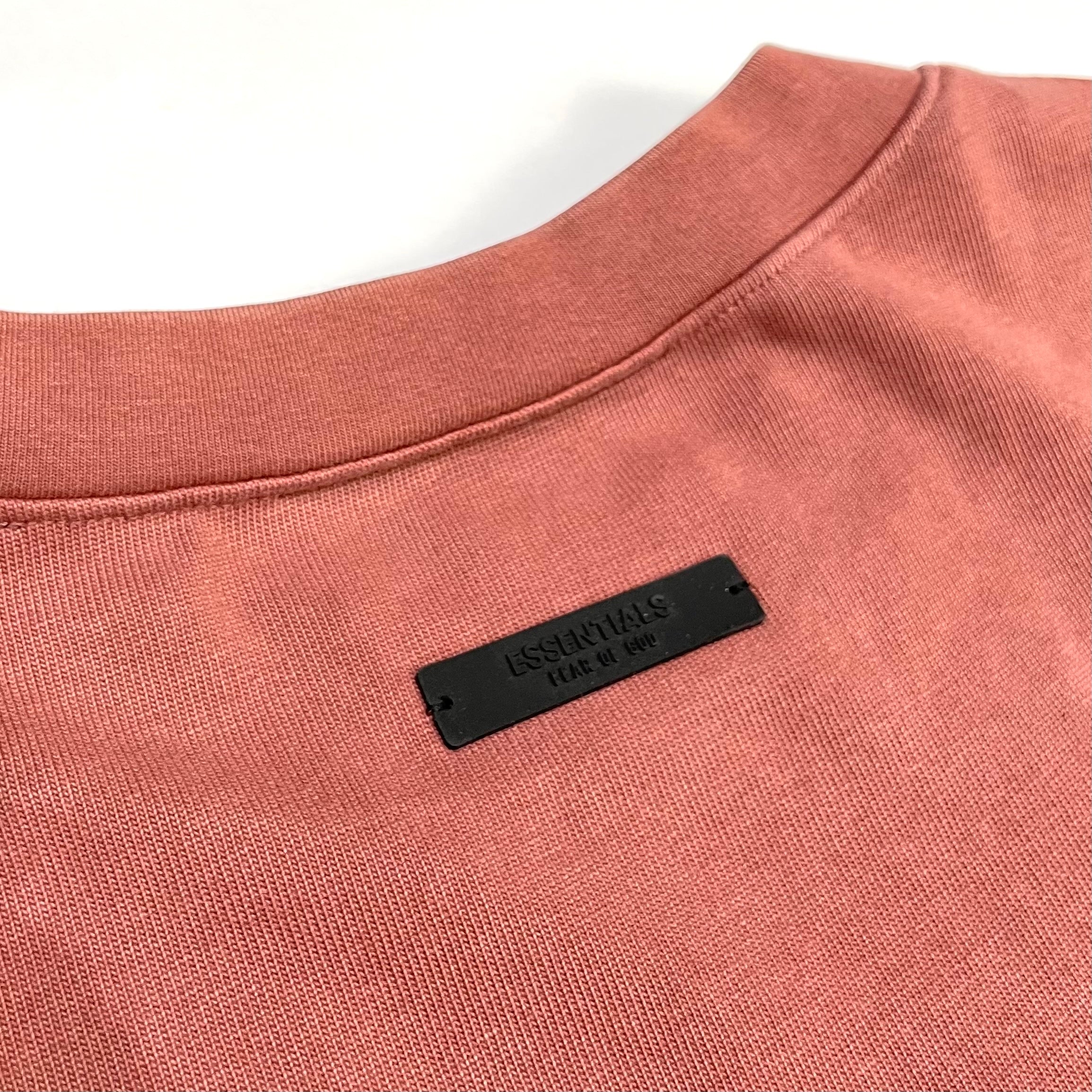 Fear of God Essentials Heavy Crewneck Tee Crimson