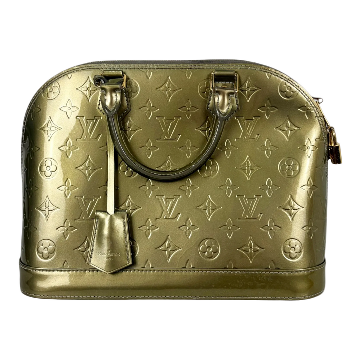 Louis Vuitton Alma PM Monogram Vernis Gold