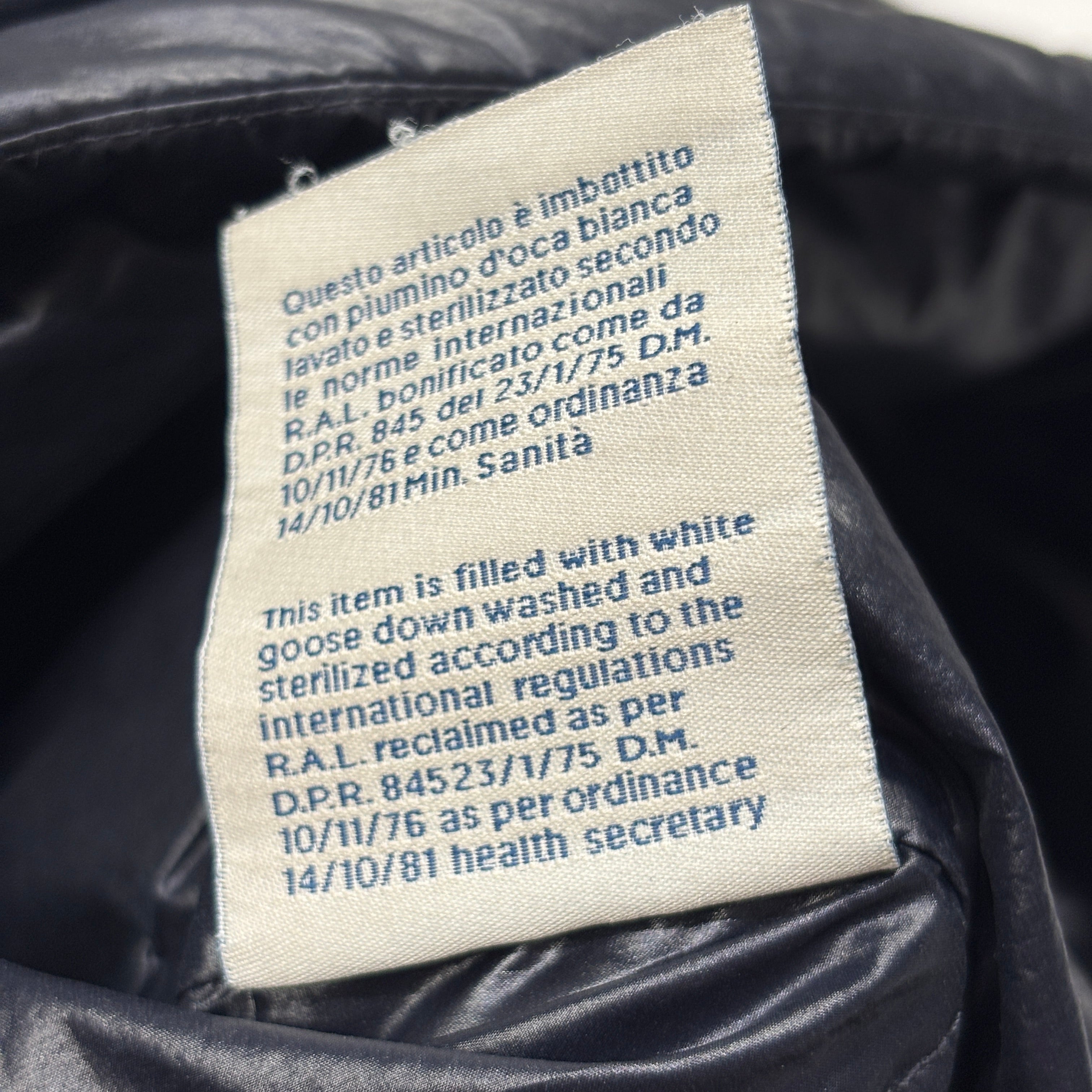 Moncler Bourne Quilted Shell Jacket Navy