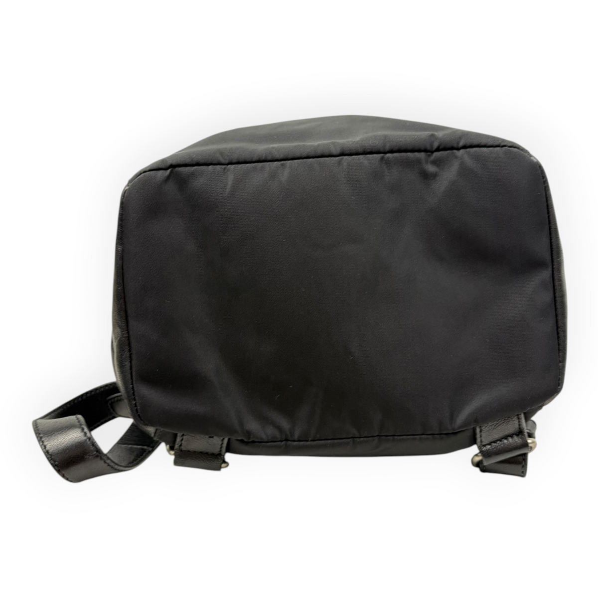Prada Leather/Nylon Tessuto Mini Backpack Black