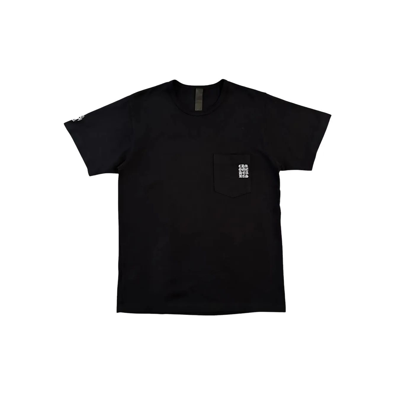 Chrome Hearts Embroidered Eyechart Pocket Tee Black