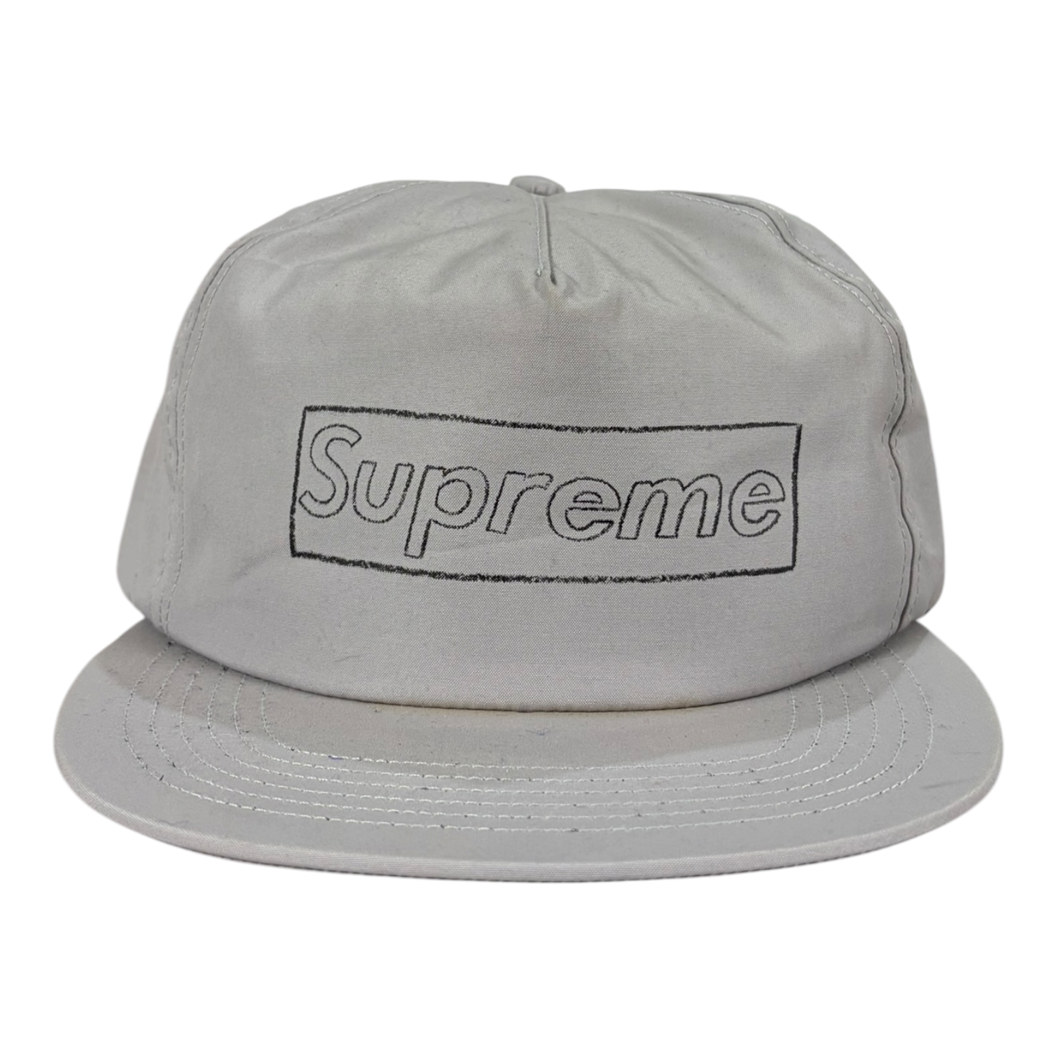 Supreme KAWS Chalk Logo 5-Panel Grey